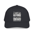 Mid Profile Baseball Cap — 'Lean Forward' Inspirational Script Cap