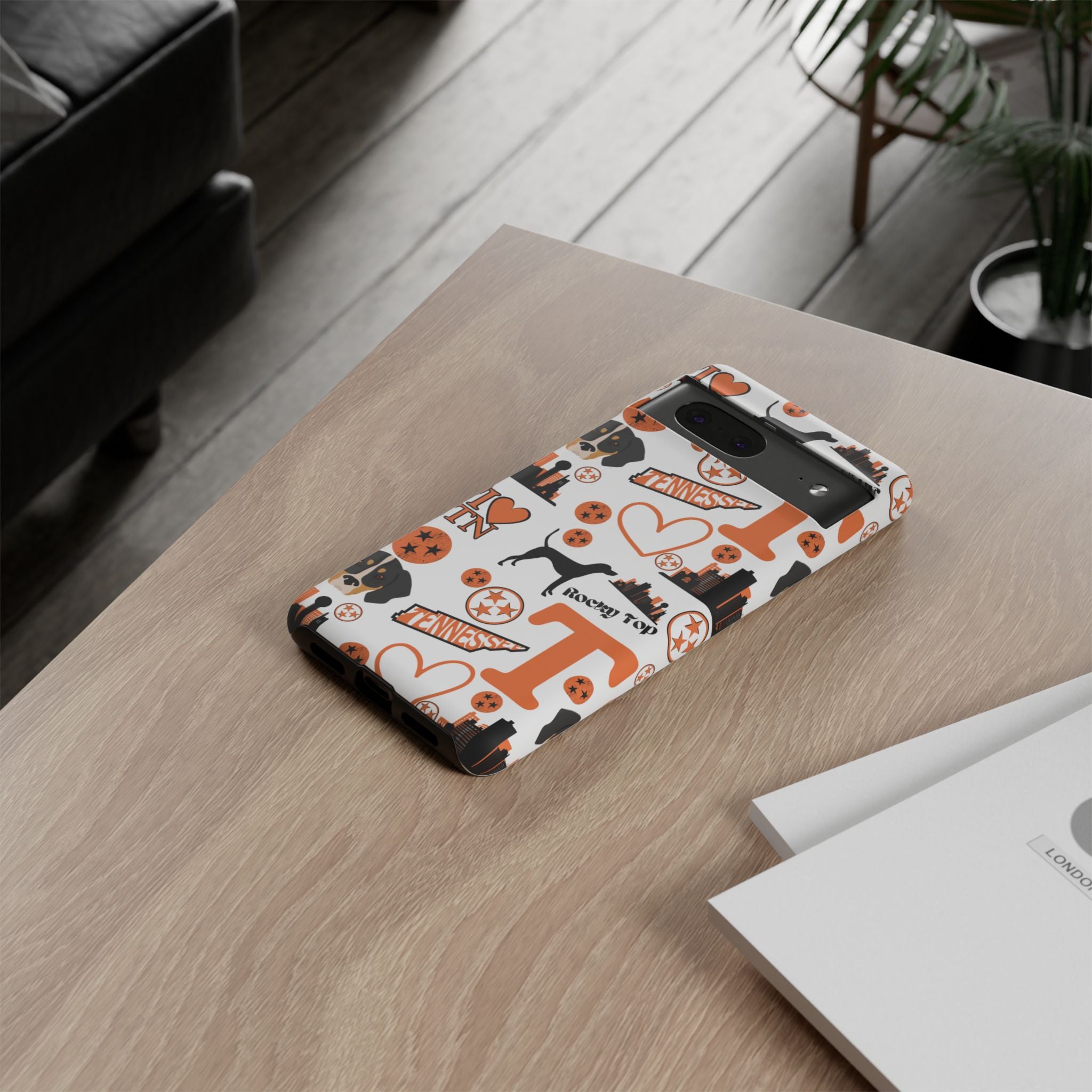 Tennessee Vols pattern Phone Case | Nashville skyline, Volunteers , orange and white