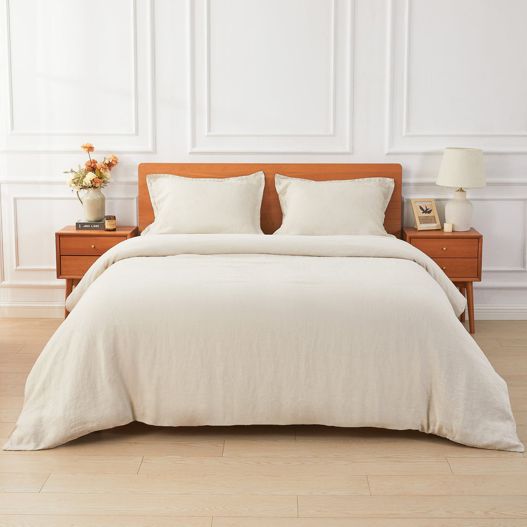 100% Linen Duvet Cover Set