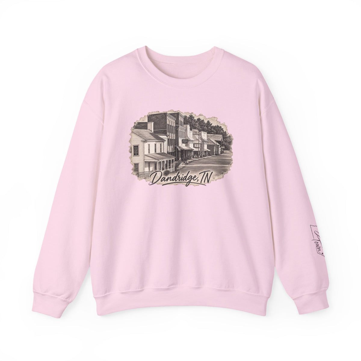 Dandridge TN Vintage Main Street Gildan Sweatshirt
