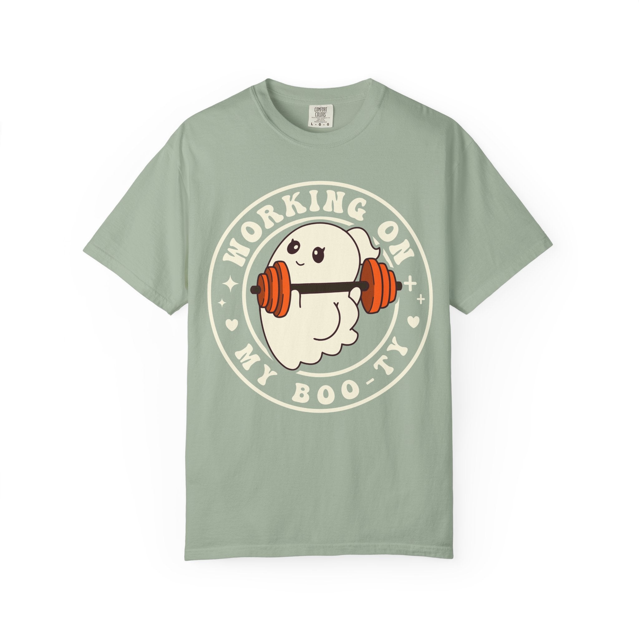 Ghost Lifter T-Shirt — Cute Ghost Weightlifting Gym Tee