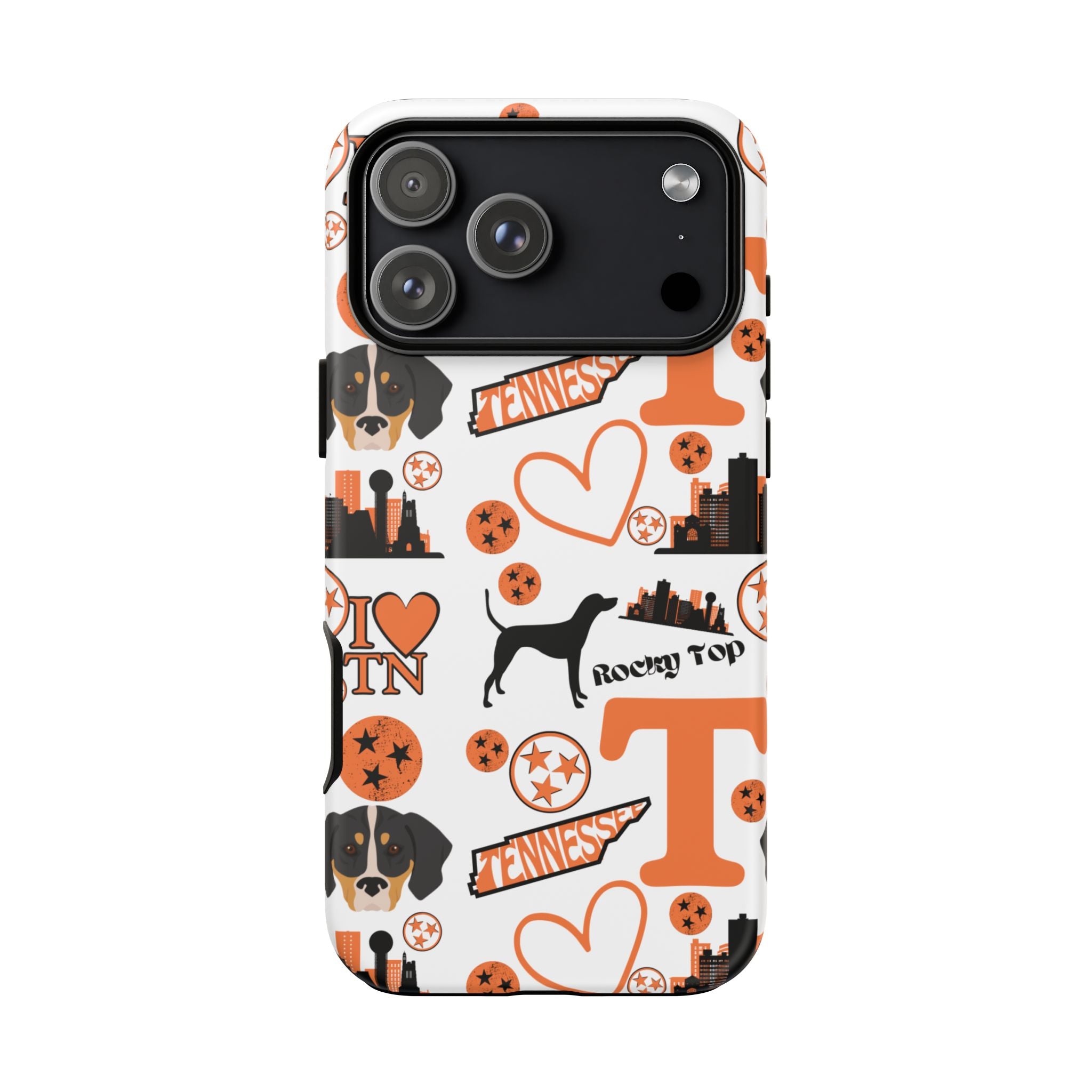 Tennessee Vols pattern Phone Case | Nashville skyline, Volunteers , orange and white