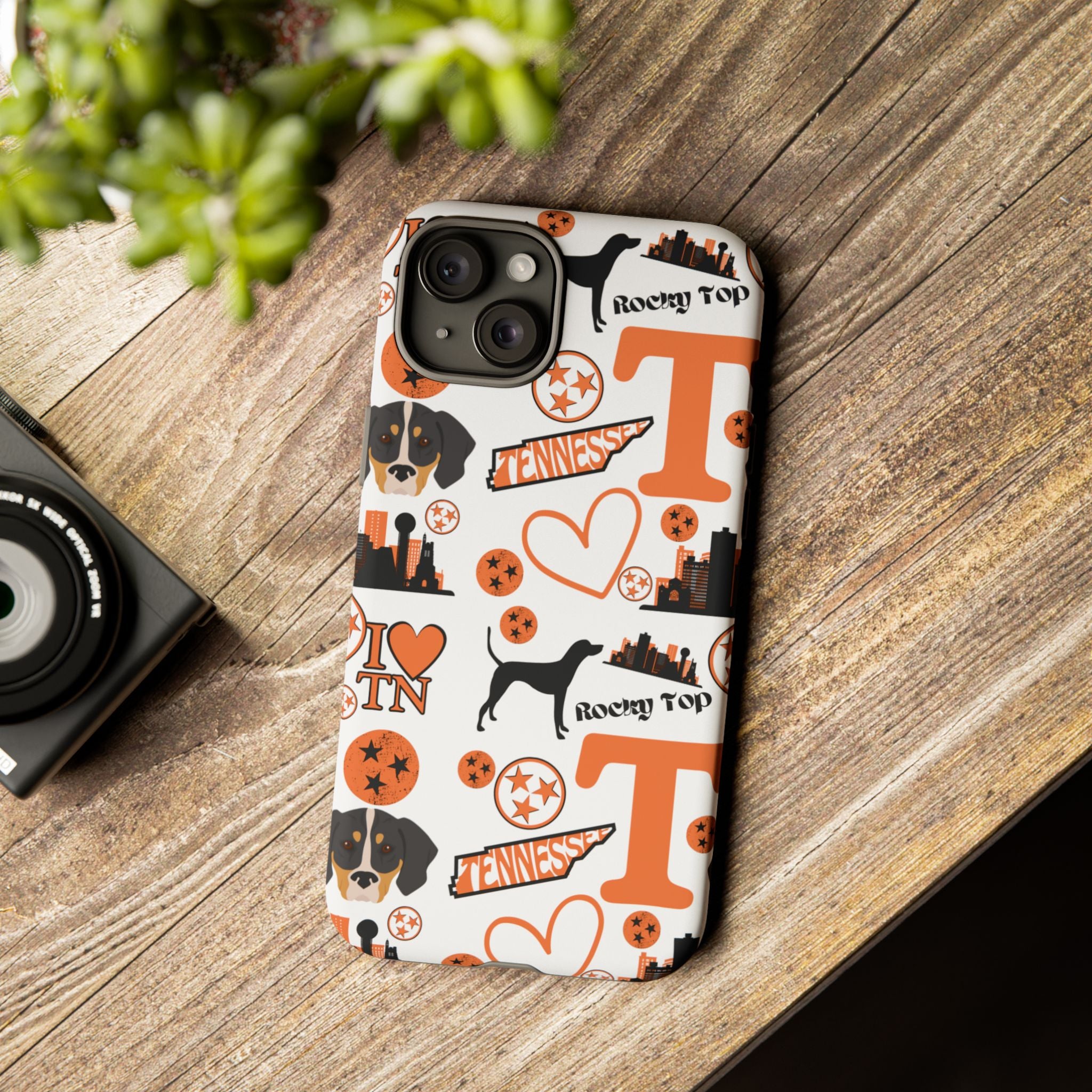 Tennessee Vols pattern Phone Case | Nashville skyline, Volunteers , orange and white