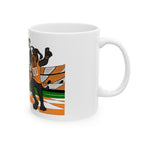 Love Jesus and the Vols Mug — Tennessee Football Fan Ceramic Coffee Cup (11oz, 15oz)