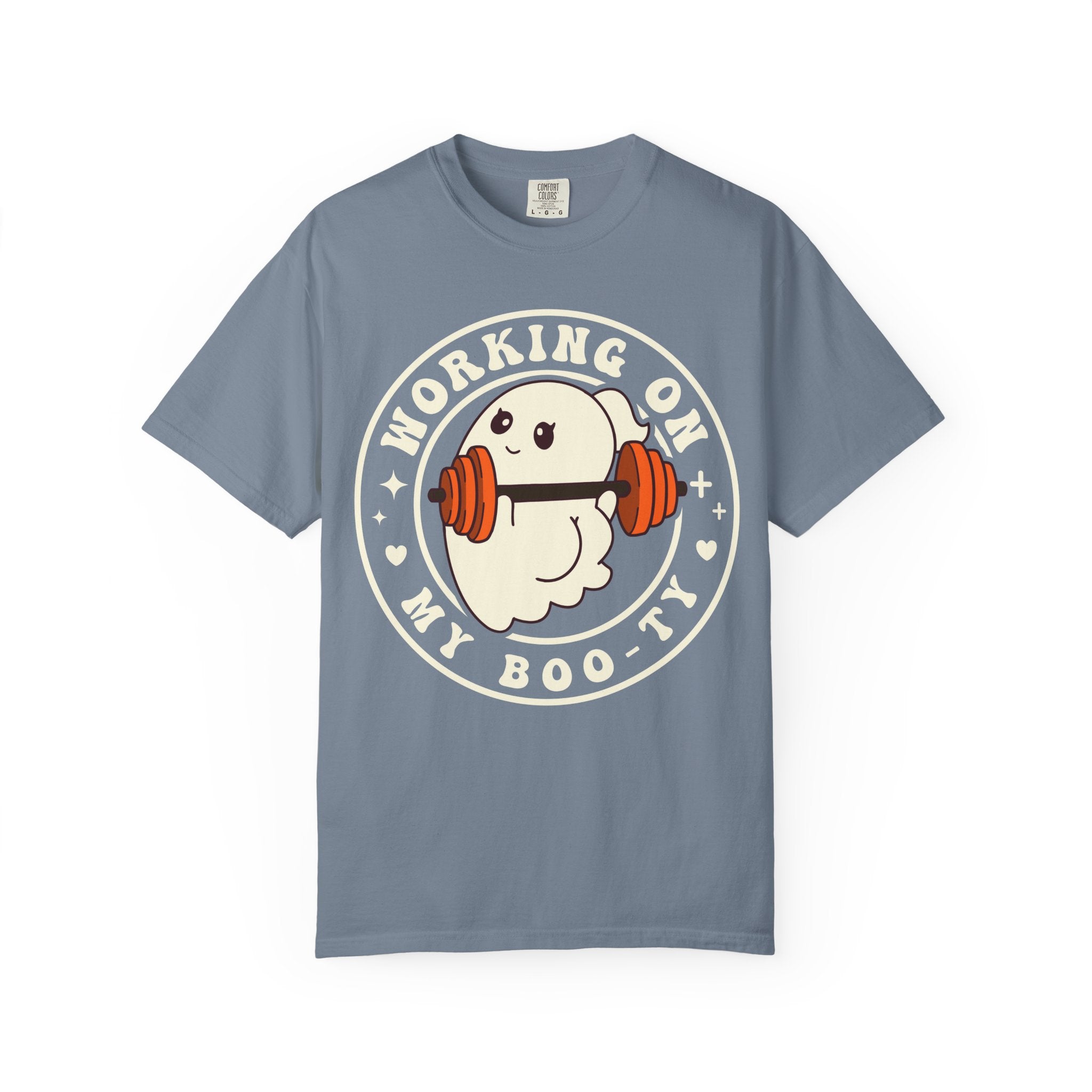 Ghost Lifter T-Shirt — Cute Ghost Weightlifting Gym Tee