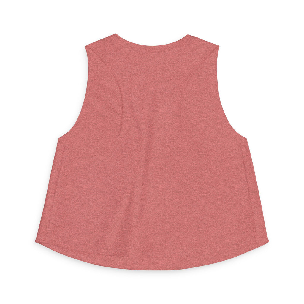 Crop Top — "Working On My Booty" Cute Ghost Weightlifting Fitness Tank
