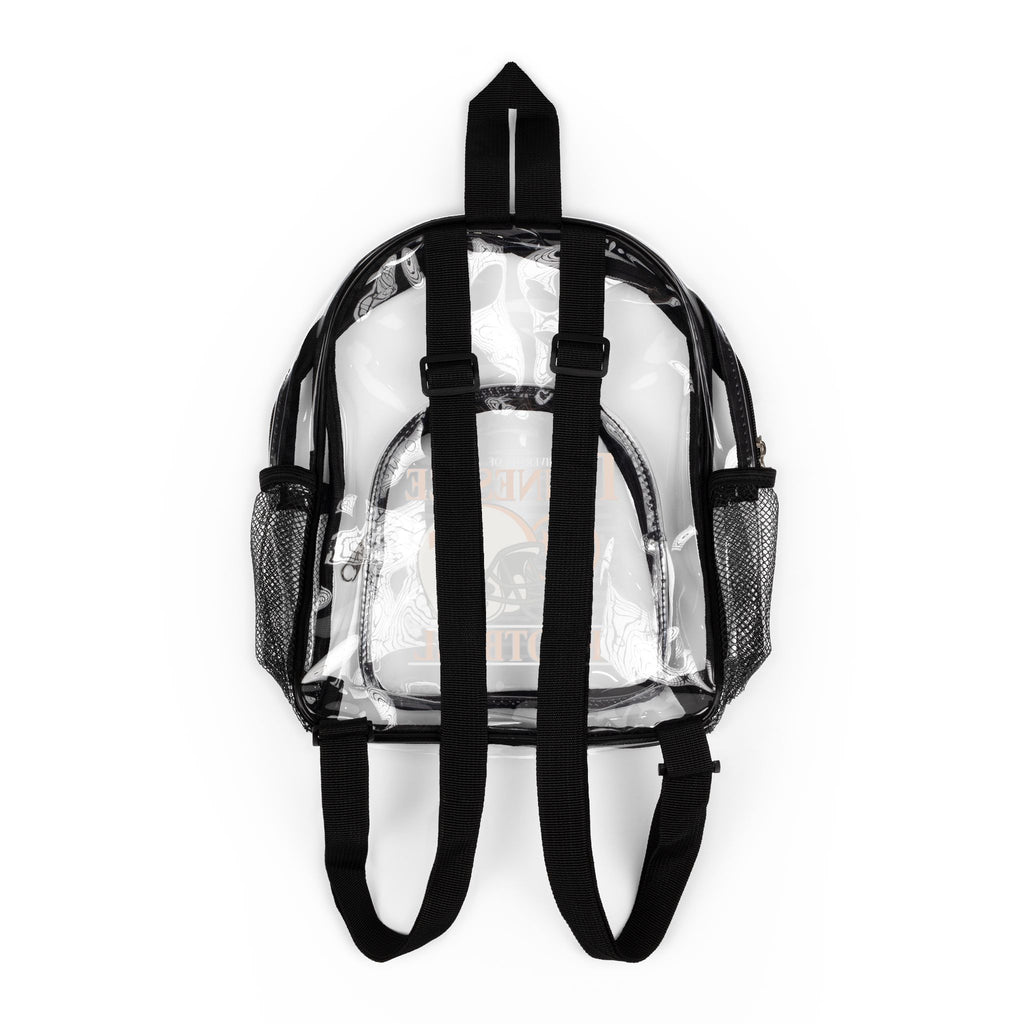 Tennessee Football Clear Stadium Backpack | Clear Stadium Bag, Mesh Side Pockets