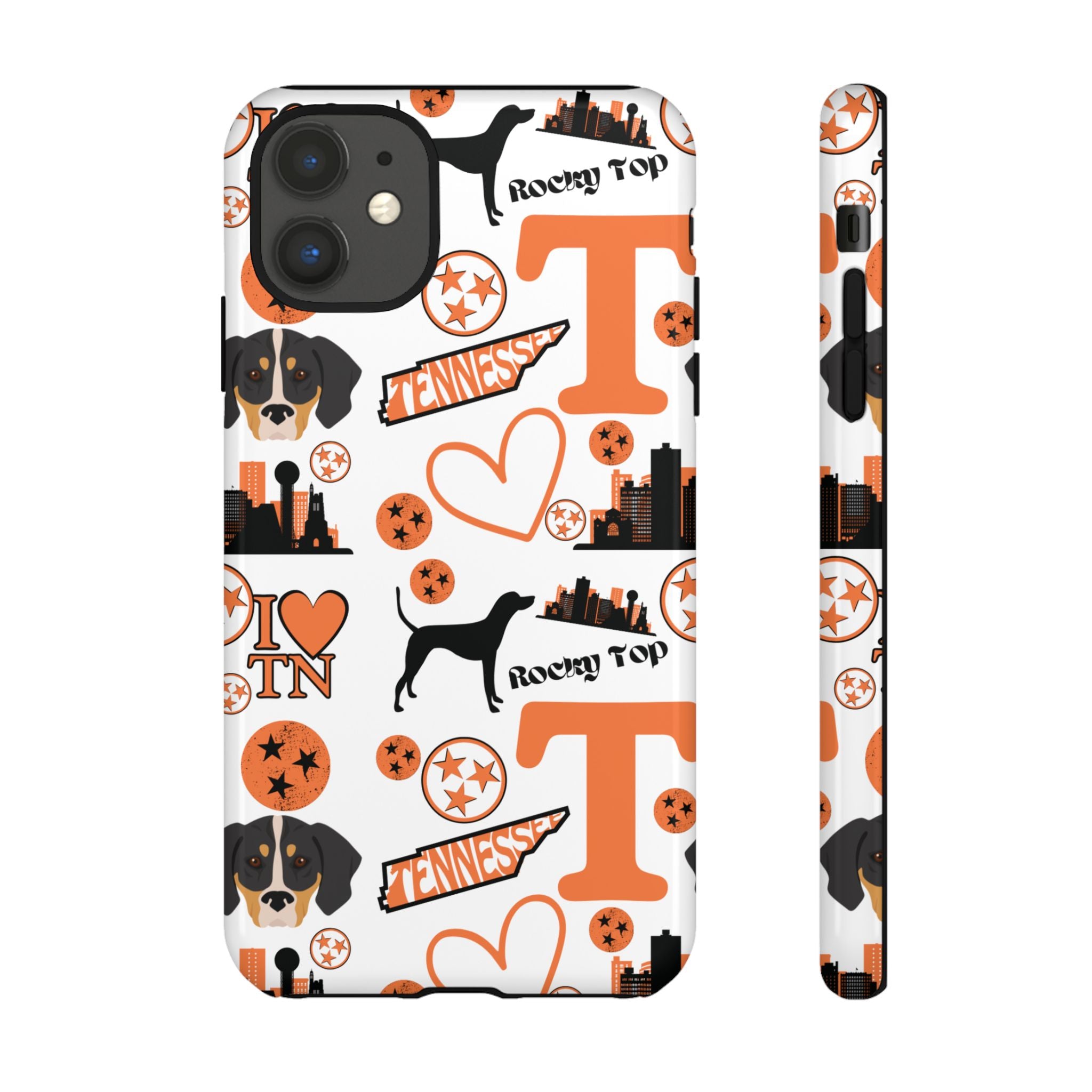 Tennessee Vols pattern Phone Case | Nashville skyline, Volunteers , orange and white