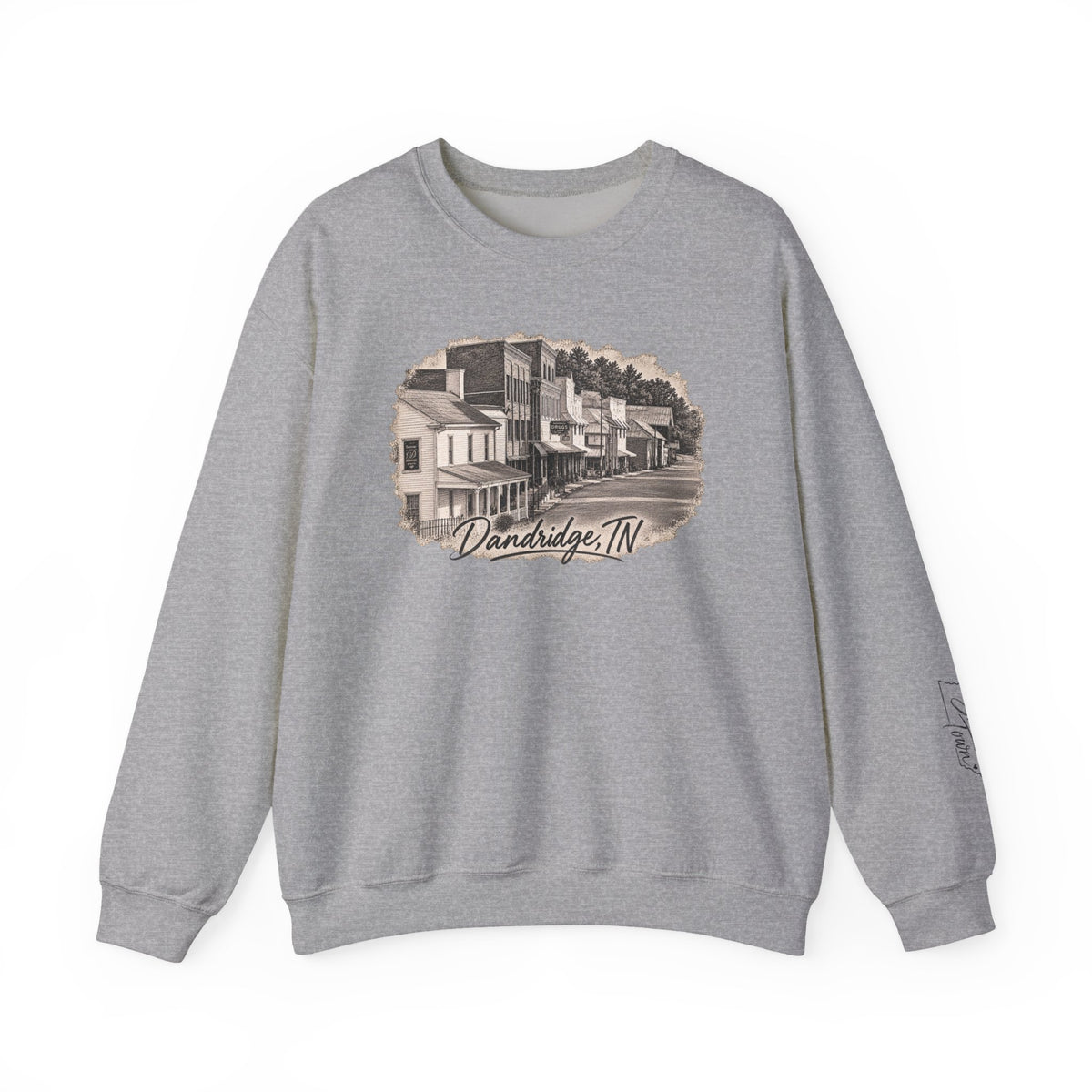 Dandridge TN Vintage Main Street Gildan Sweatshirt