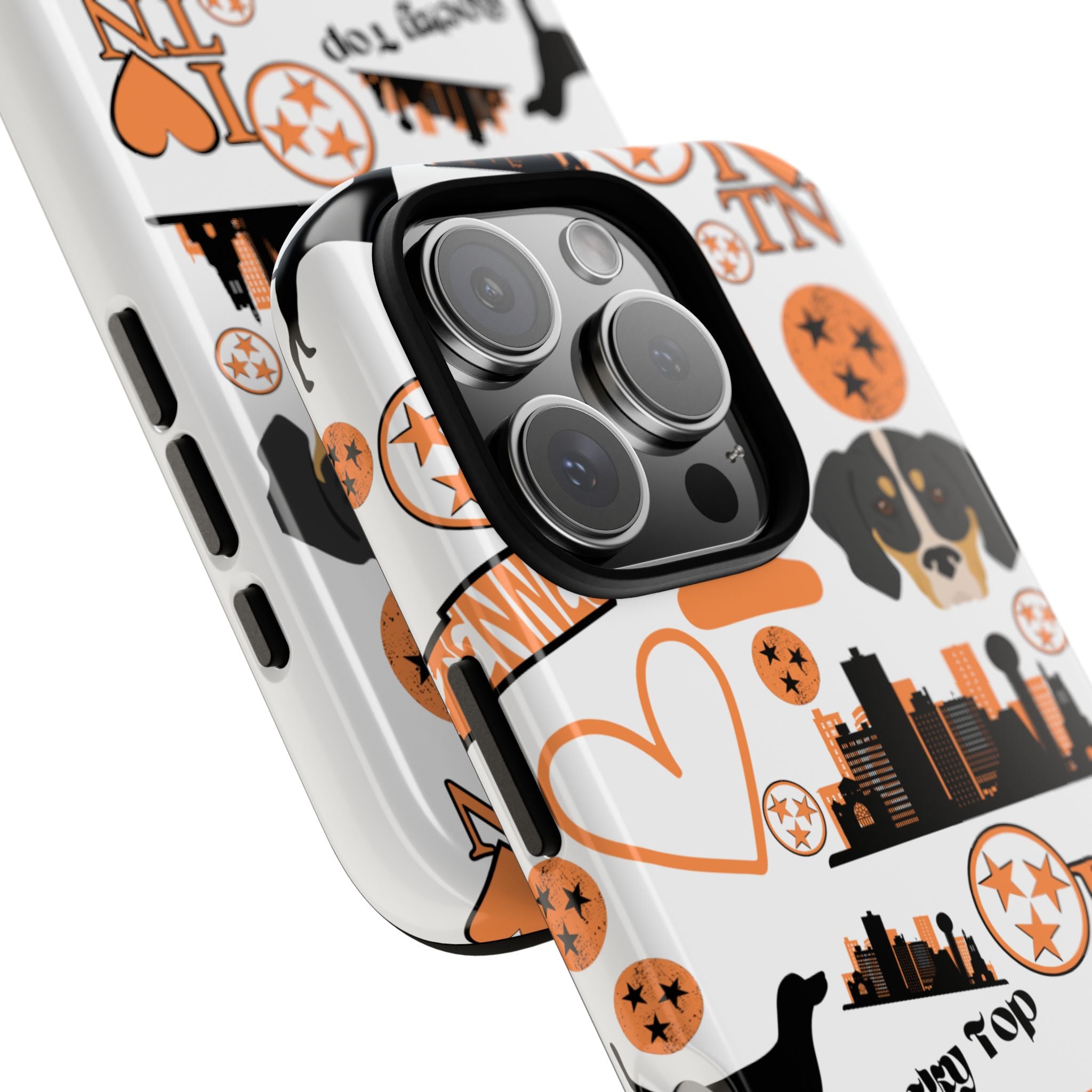 Tennessee Vols pattern Phone Case | Nashville skyline, Volunteers , orange and white