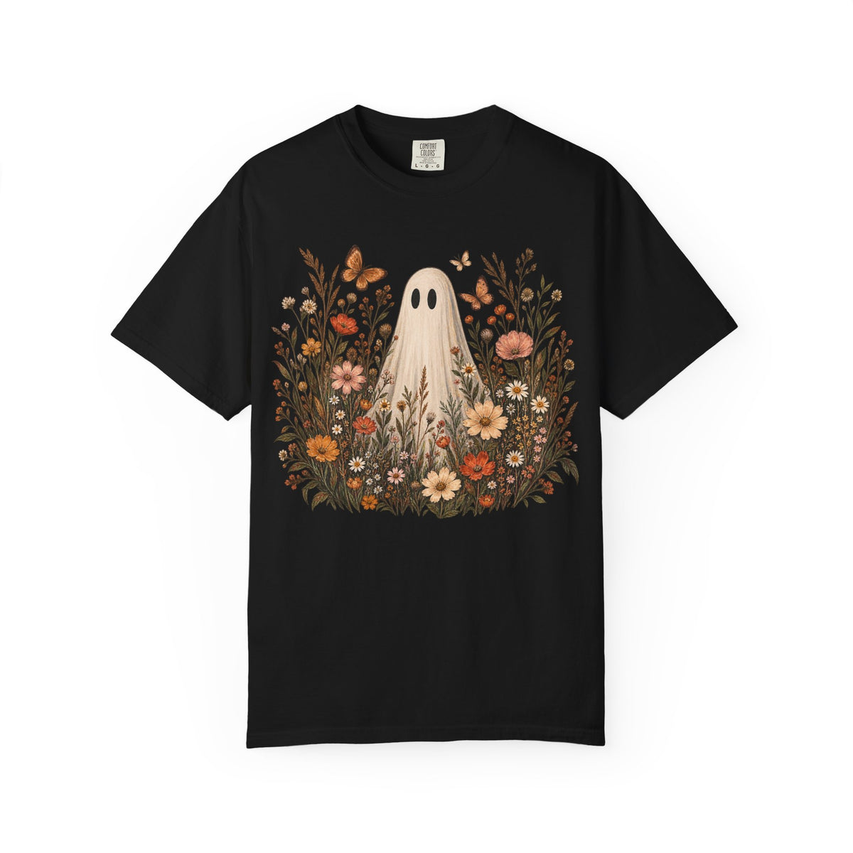 Ghost in wildflowers Comfort Colors Unisex Garment-Dyed T-shirt