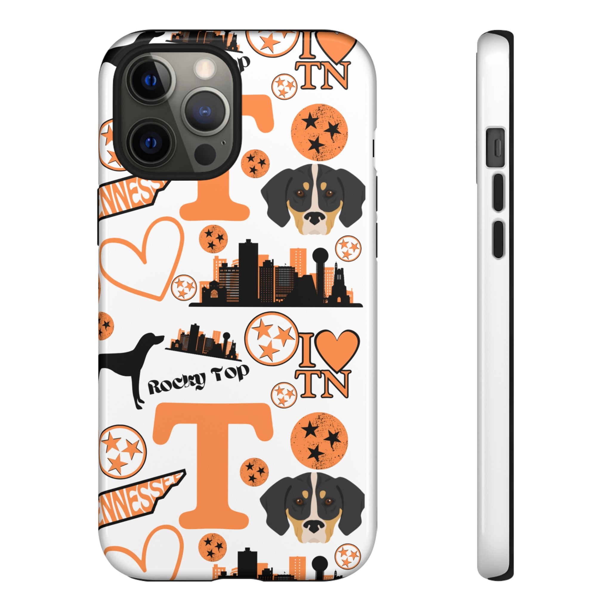 Tennessee Vols pattern Phone Case | Nashville skyline, Volunteers , orange and white