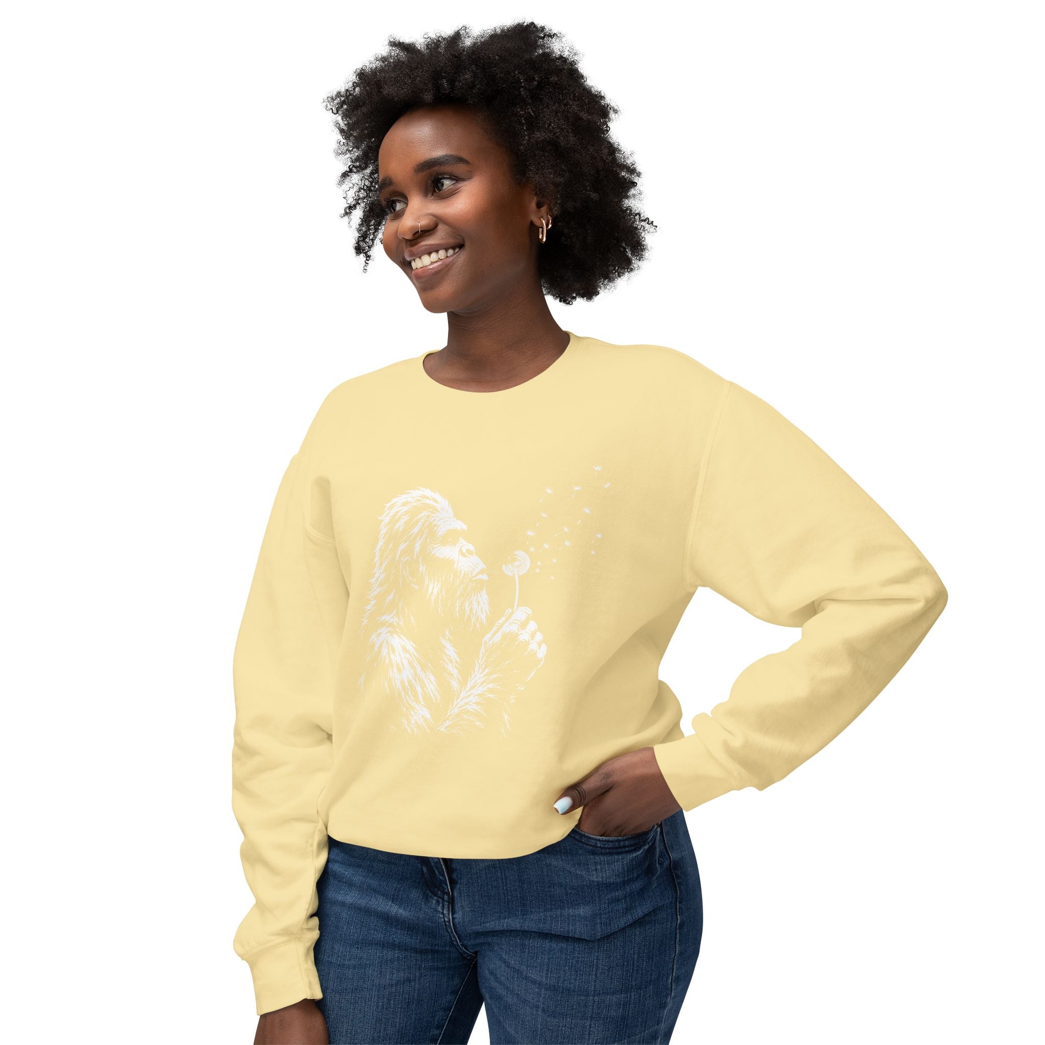 Bigfoot Dandelion Comfort Colors Sweatshirt