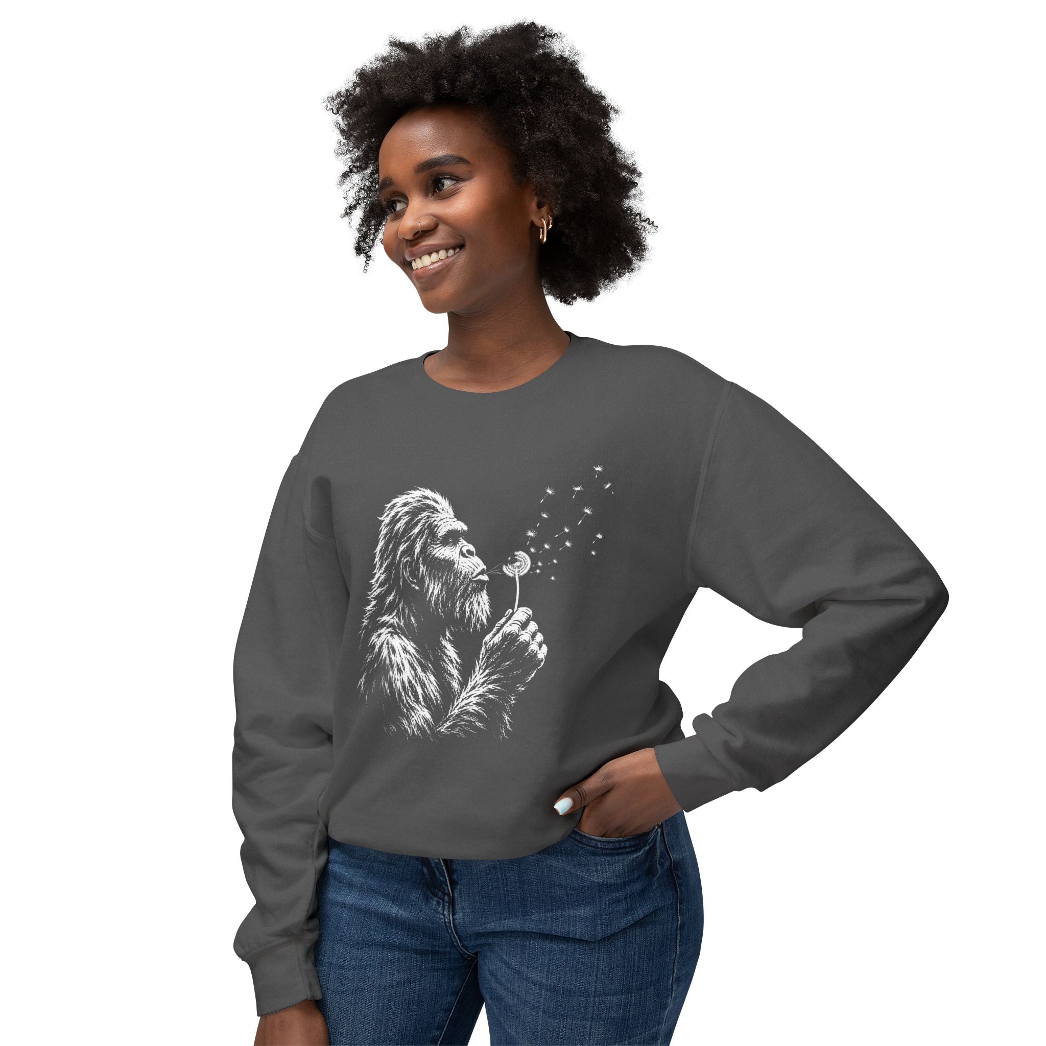 Bigfoot Dandelion Comfort Colors Sweatshirt