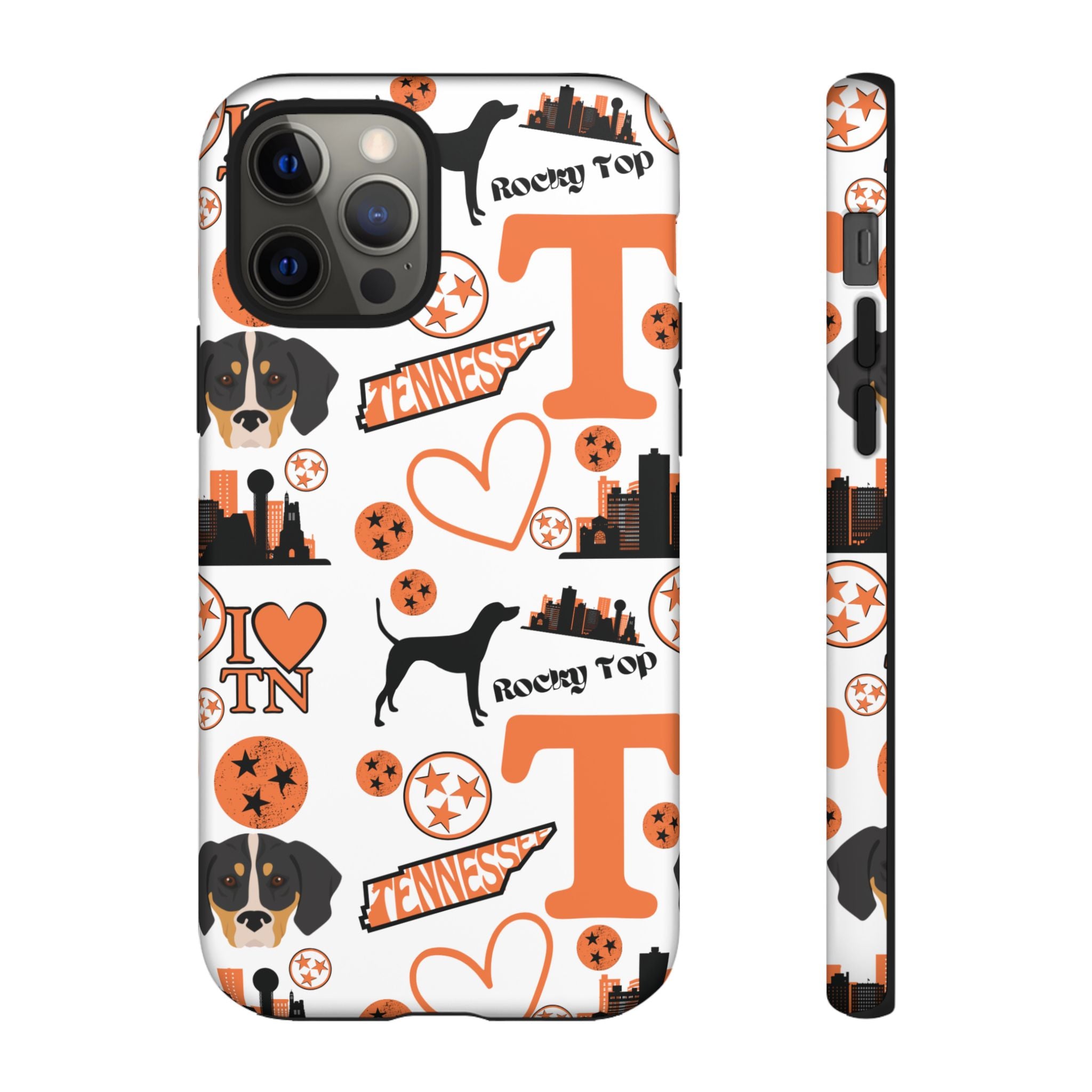 Tennessee Vols pattern Phone Case | Nashville skyline, Volunteers , orange and white
