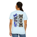 Cheer Mom T-Shirt — Cheerleading Mom Tee with Pom Poms & Megaphone Design