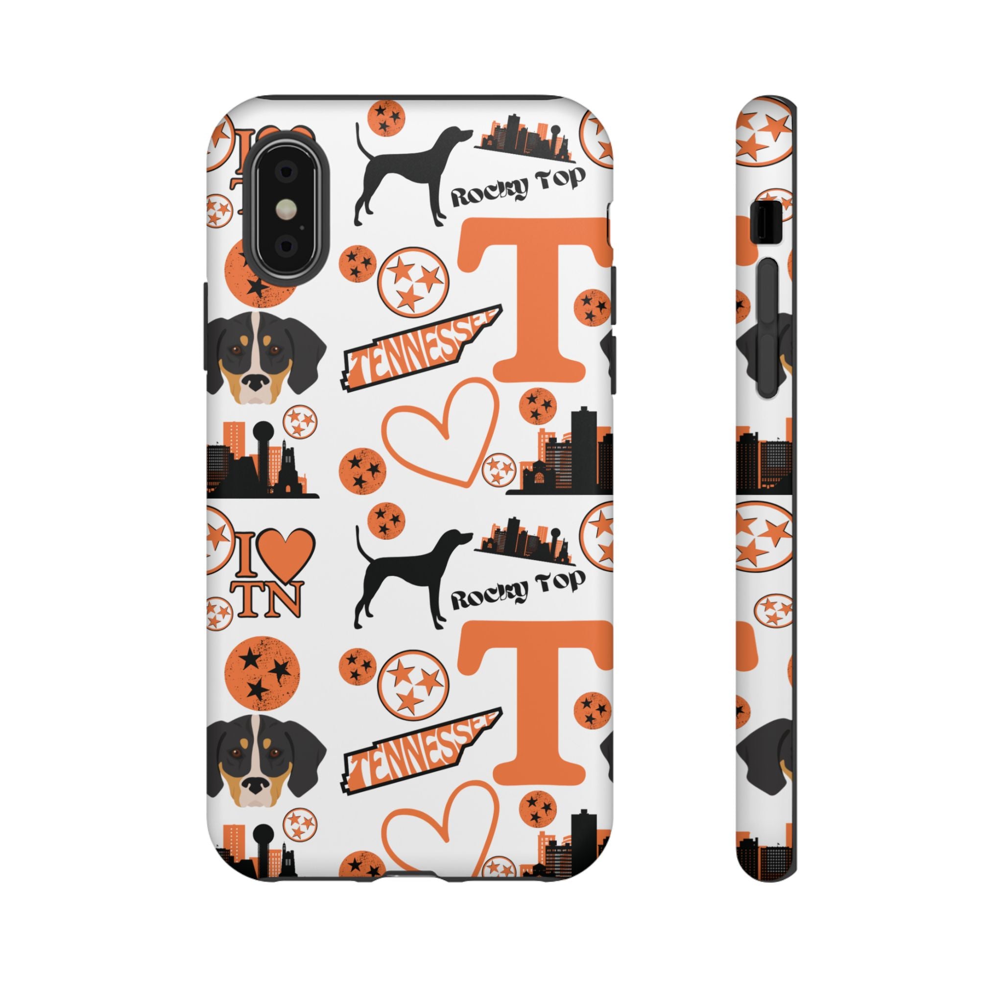 Tennessee Vols pattern Phone Case | Nashville skyline, Volunteers , orange and white