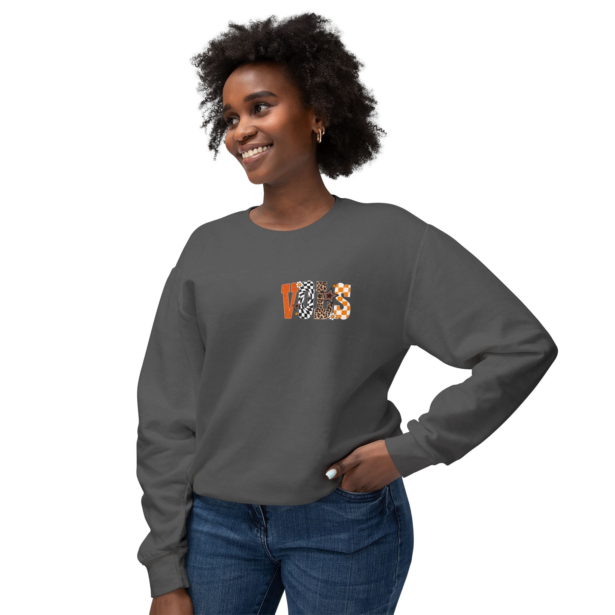 Tennessee Vols Volunteer on back side comfort colors sweatshirt for women