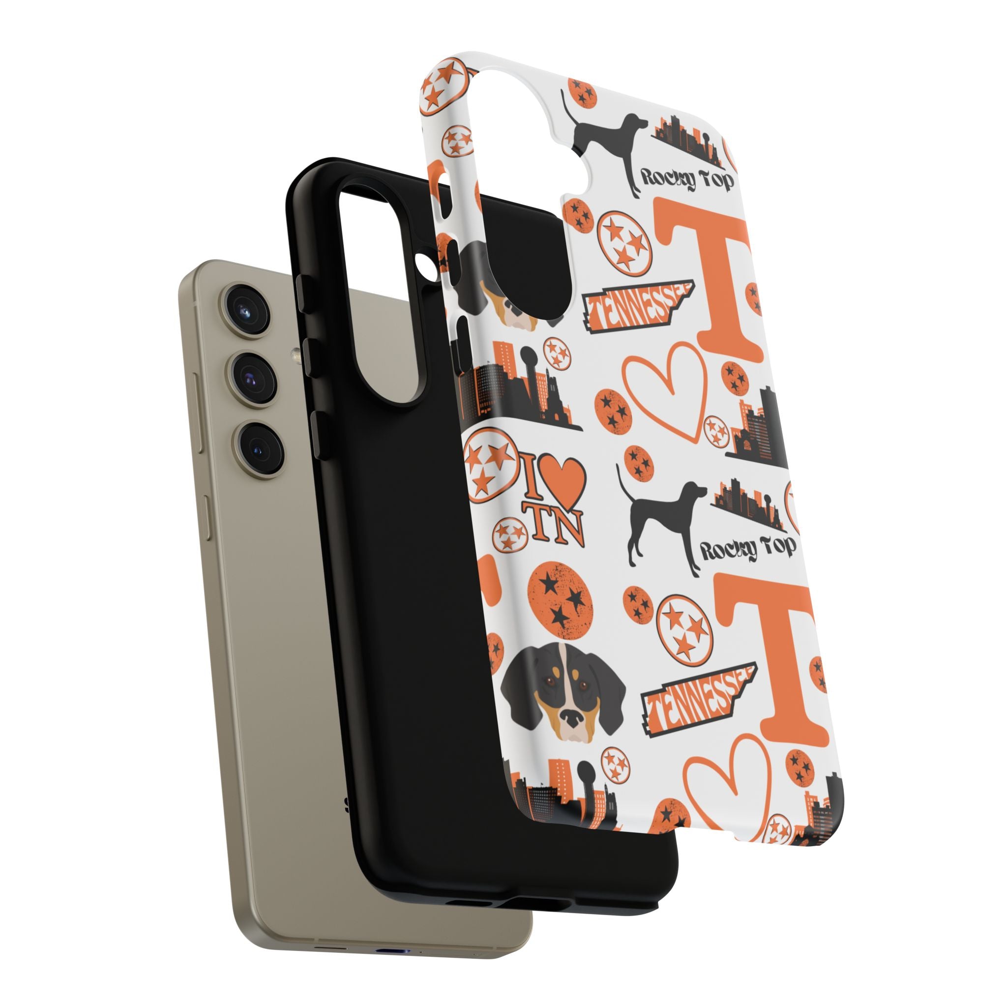 Tennessee Vols pattern Phone Case | Nashville skyline, Volunteers , orange and white