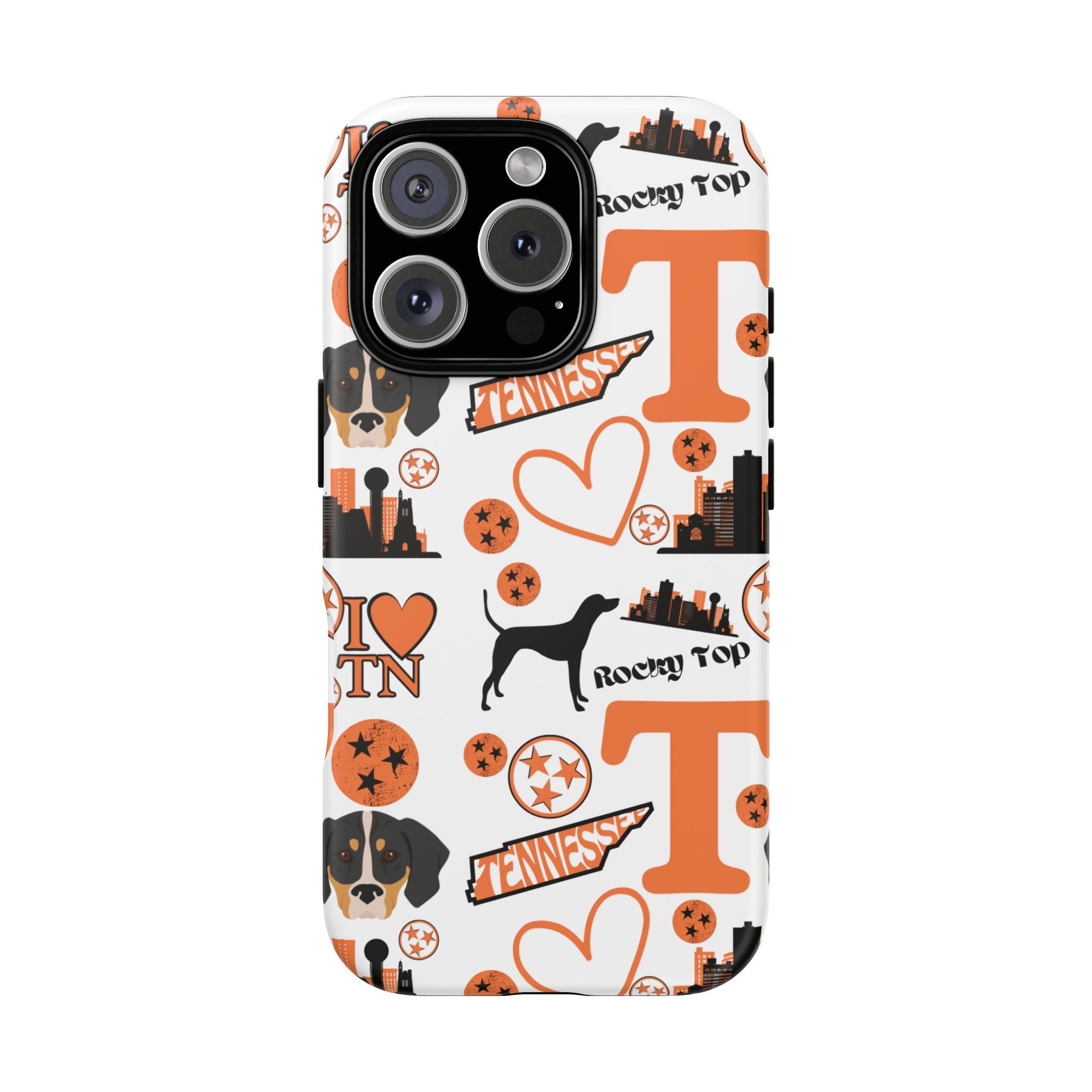 Tennessee Vols pattern Phone Case | Nashville skyline, Volunteers , orange and white