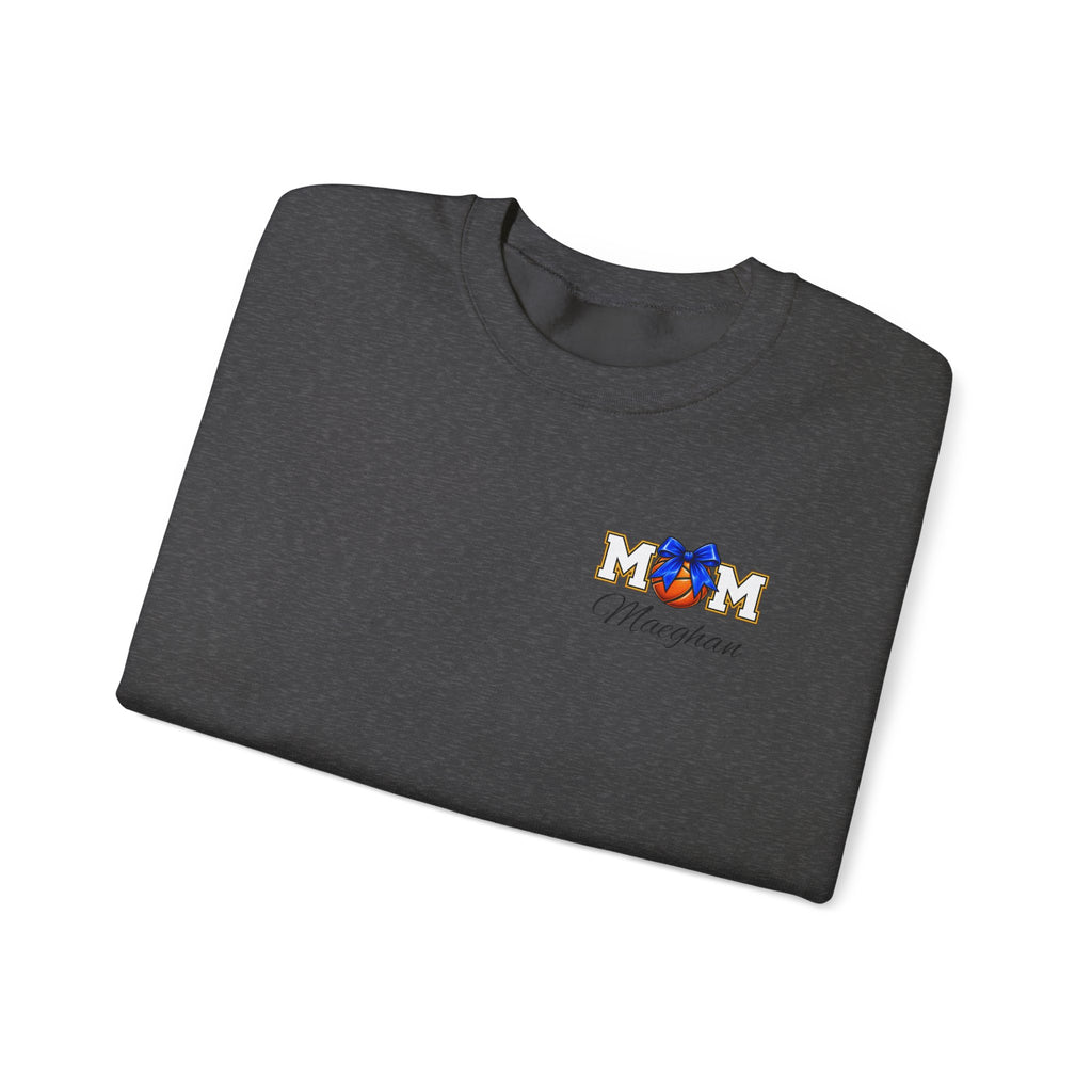 Basketball Mom  Gildan Crewneck Sweatshirt – 'Basketball Mom' Graphic