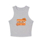 Retro Orange Cassette Tank Top — Vintage Music Rocky Top Tennessee