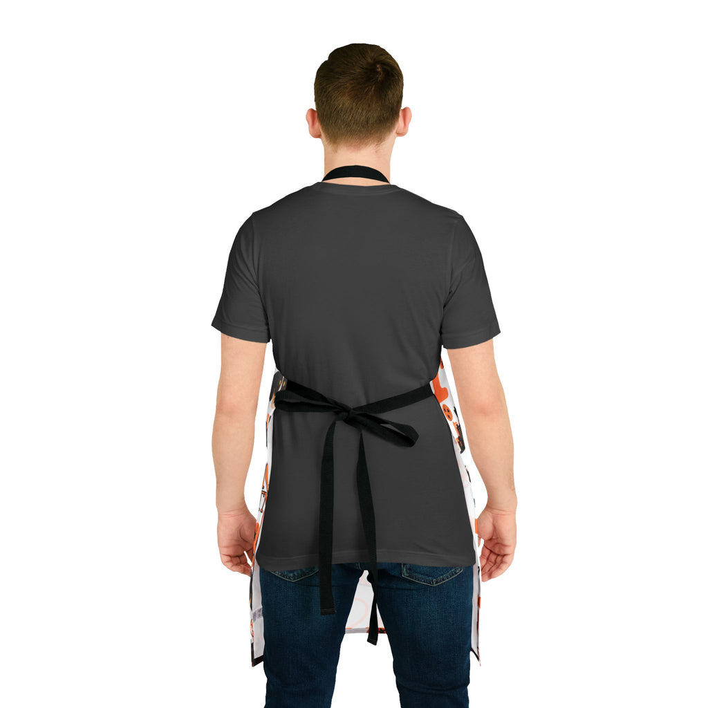 Tennessee Vol Pattern Apron | Volunteer State Skyline, Hearts & Paw Prints