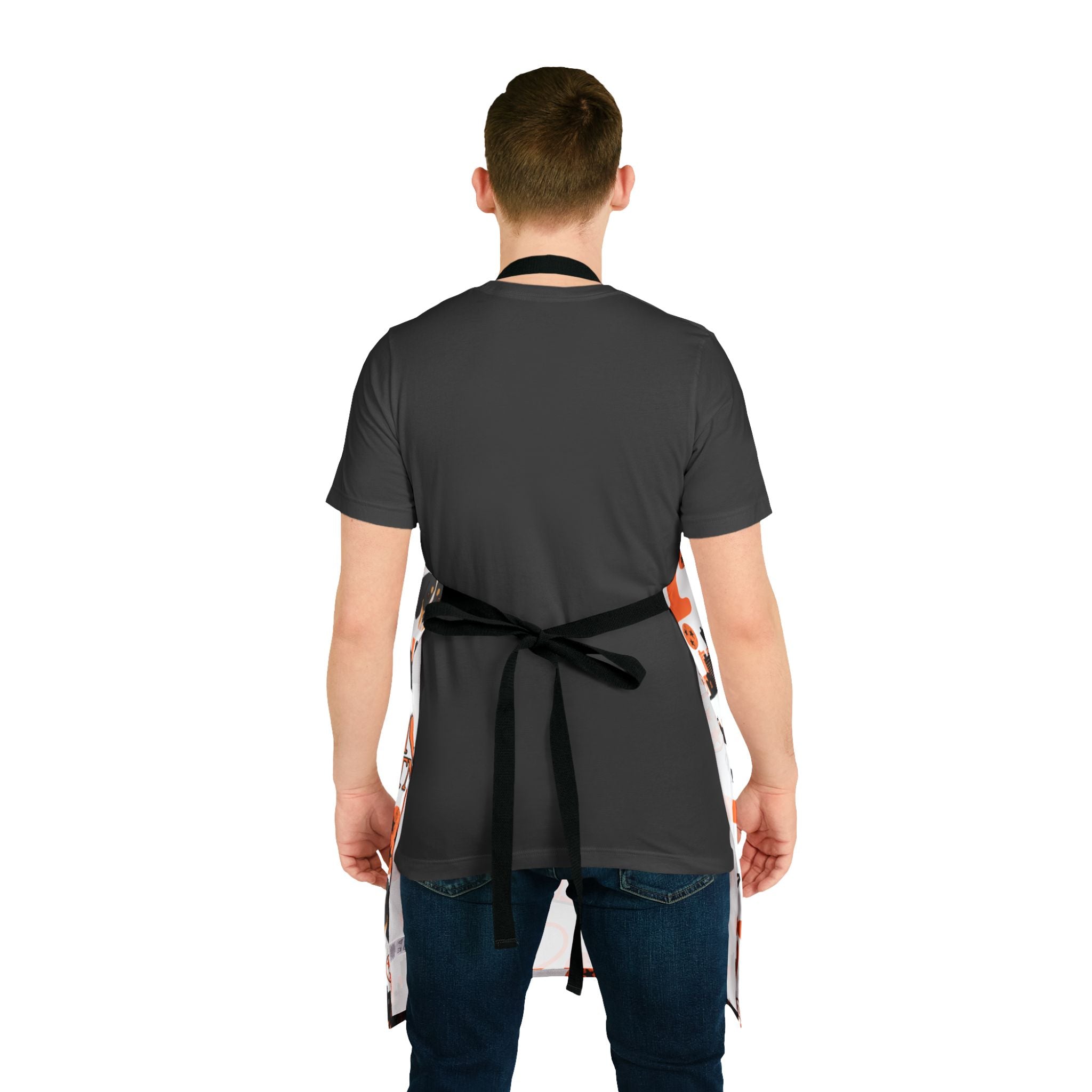 Tennessee Vol Pattern Apron | Volunteer State Skyline, Hearts & Paw Prints