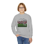 Youth Crewneck Sweatshirt - 'I Love Jesus and roll tide Football' Stadium Graphic Alabama