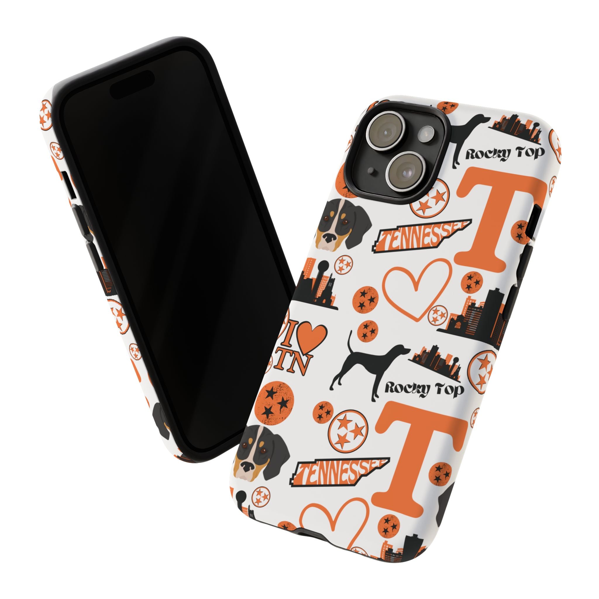 Tennessee Vols pattern Phone Case | Nashville skyline, Volunteers , orange and white