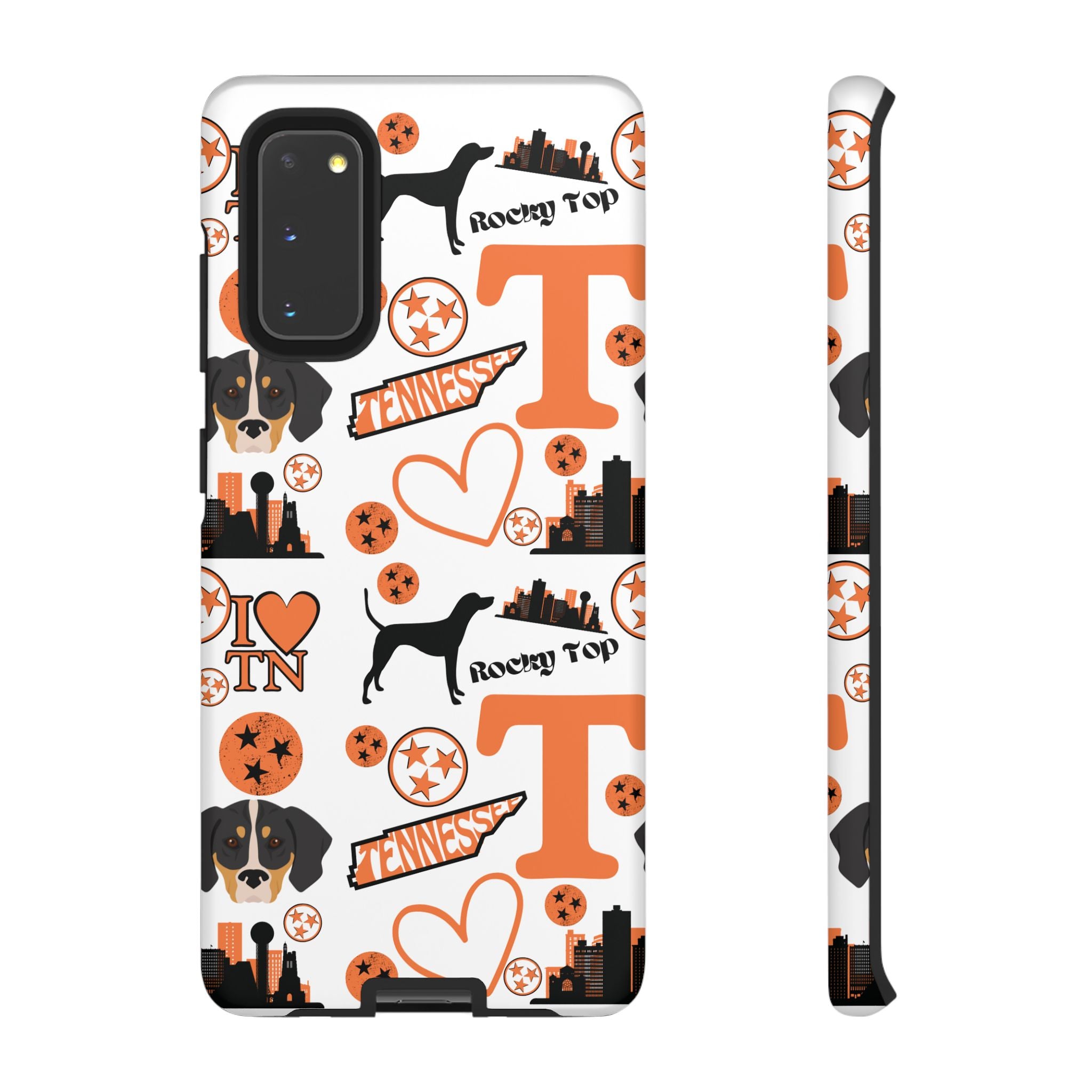 Tennessee Vols pattern Phone Case | Nashville skyline, Volunteers , orange and white