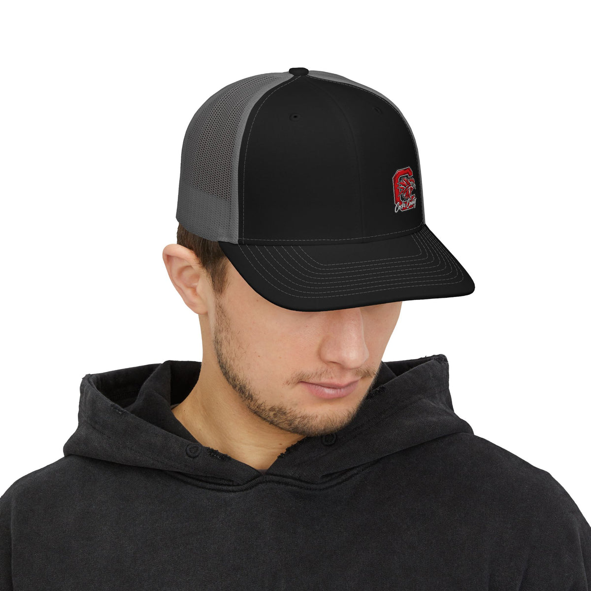 Coke County Snapback Trucker Cap — Mesh Back Baseball Hat