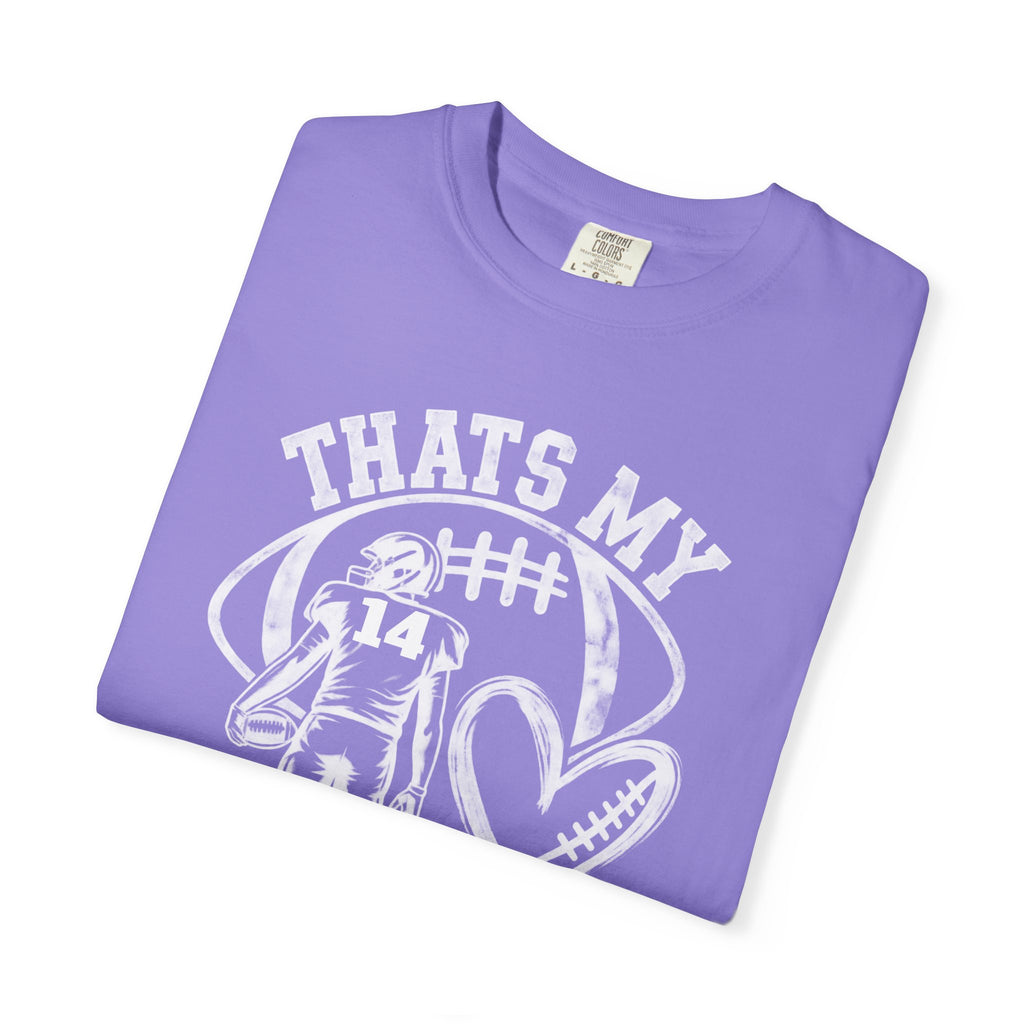 Football Mom/Dad T-Shirt - "That's My Heart on the Field" Youth Player Support Tee