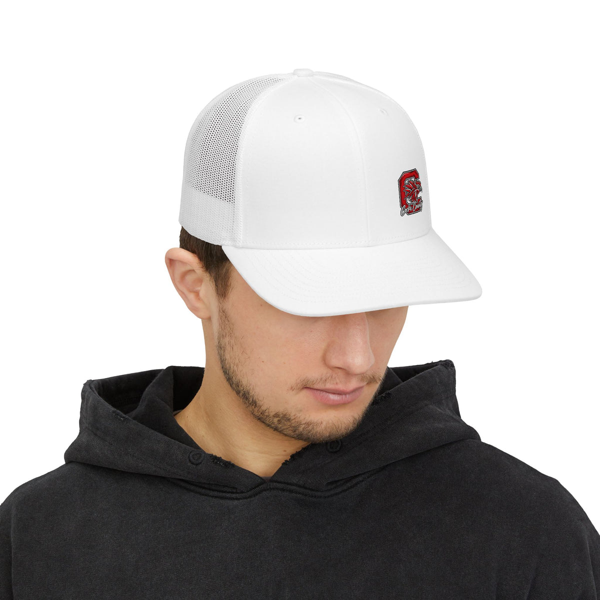Coke County Snapback Trucker Cap — Mesh Back Baseball Hat