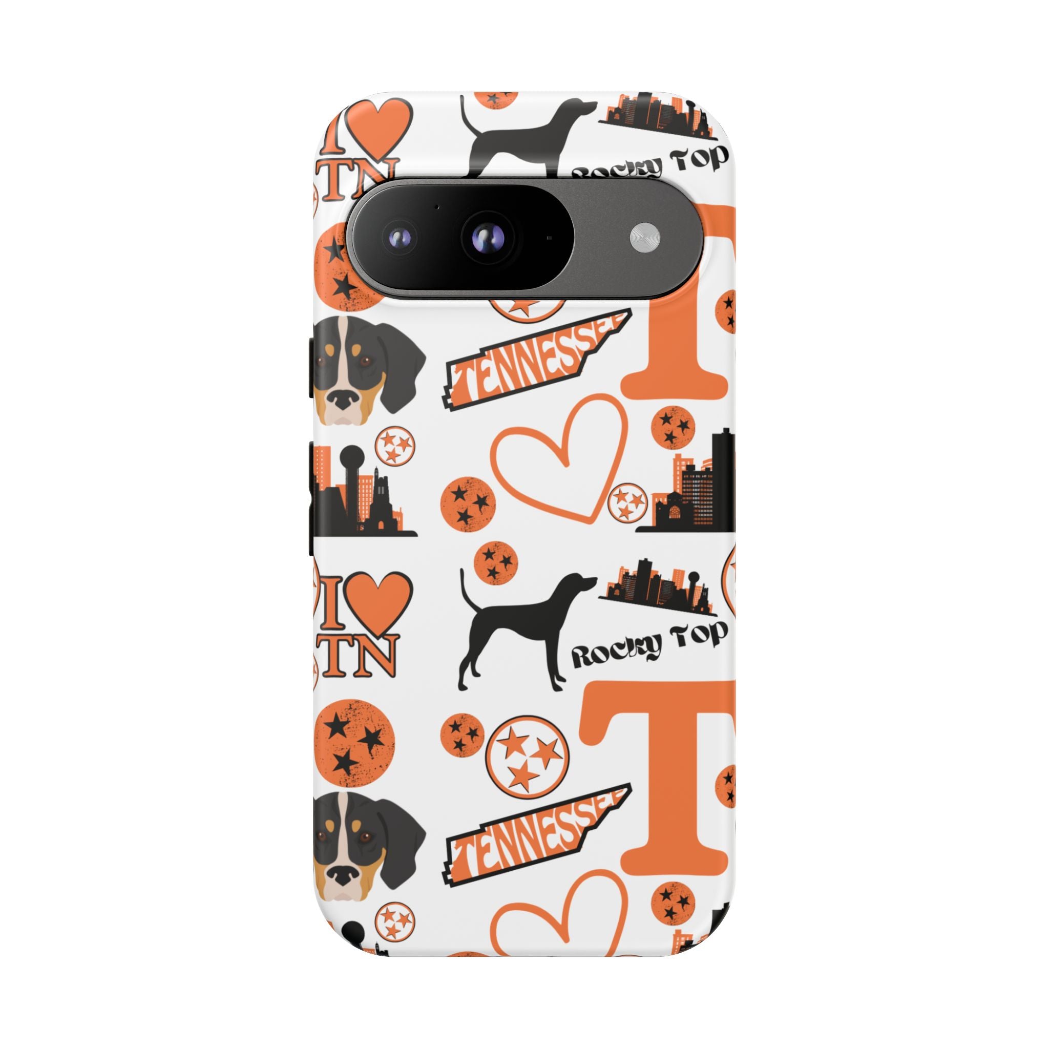 Tennessee Vols pattern Phone Case | Nashville skyline, Volunteers , orange and white