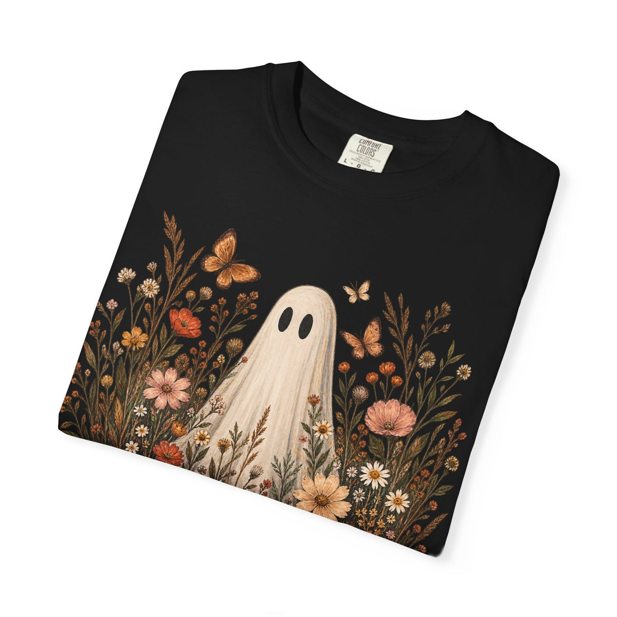 Ghost in wildflowers Comfort Colors Unisex Garment-Dyed T-shirt