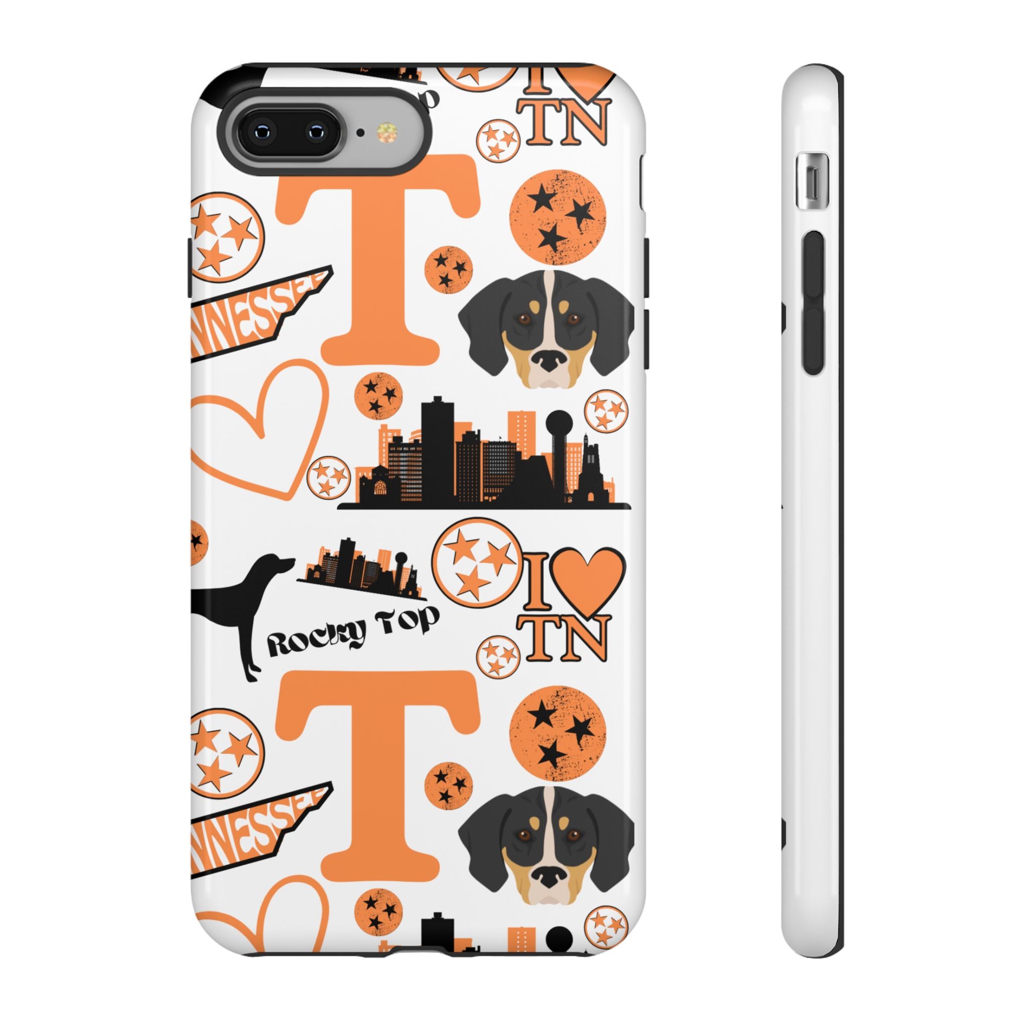 Tennessee Vols pattern Phone Case | Nashville skyline, Volunteers , orange and white