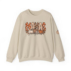 Mamas Pumpkins Personalized sleeve with name Crewneck Sweatshirt
