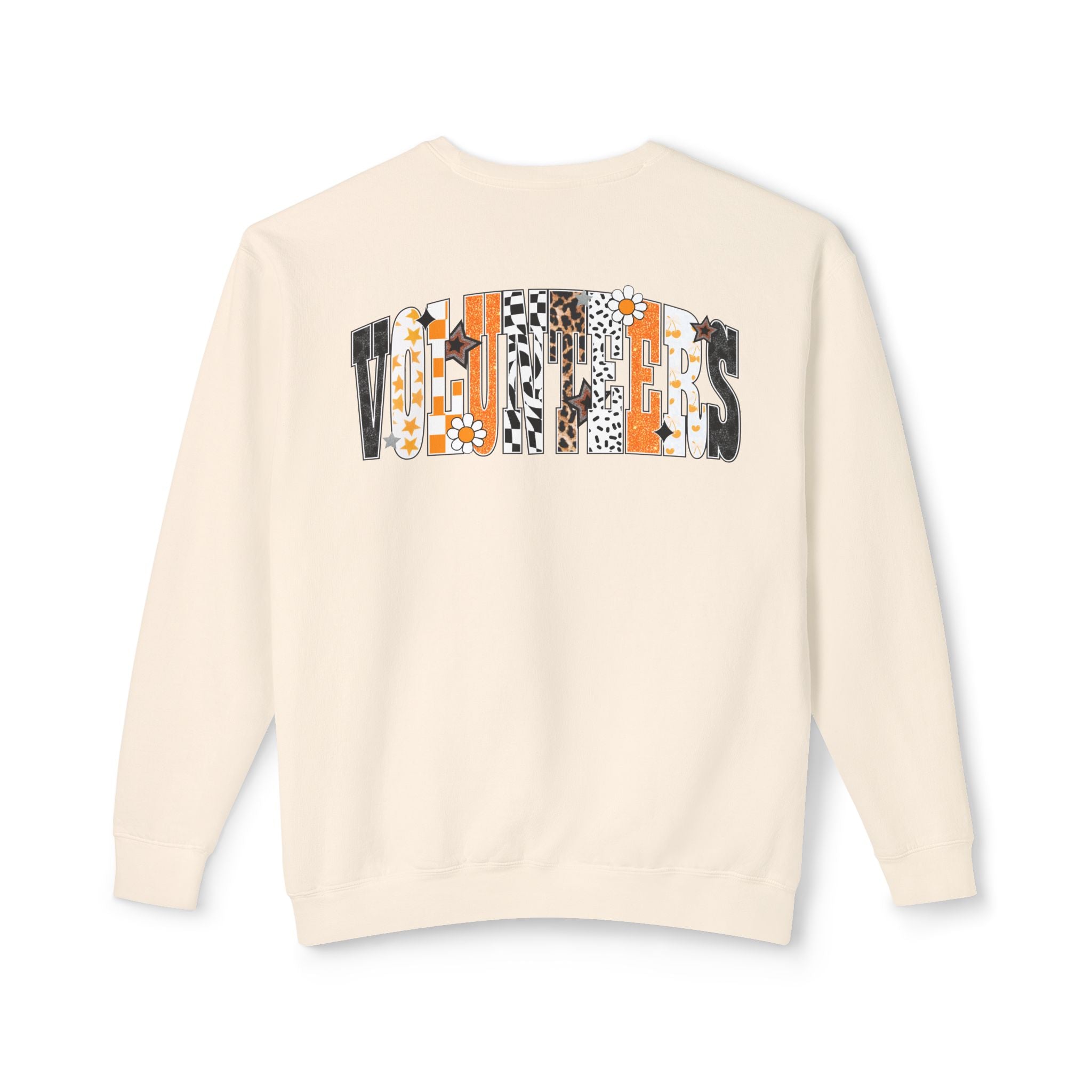 Tennessee Vols Volunteer on back side comfort colors sweatshirt for women