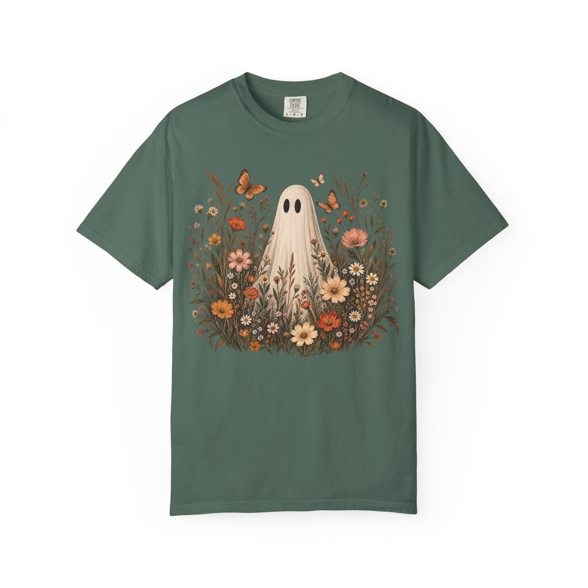 Ghost in wildflowers Comfort Colors Unisex Garment-Dyed T-shirt