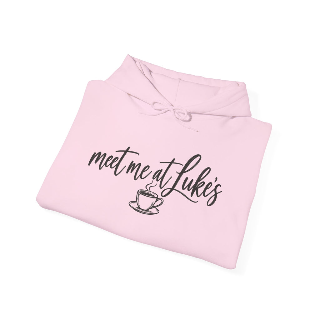 Meet me at Luke's Stars Hollow Gilmore Girls Gildan Unisex Heavy Blend™ Hooded Sweatshirt