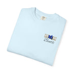Cheer Mom T-Shirt — Cheerleading Mom Tee with Pom Poms & Megaphone Design