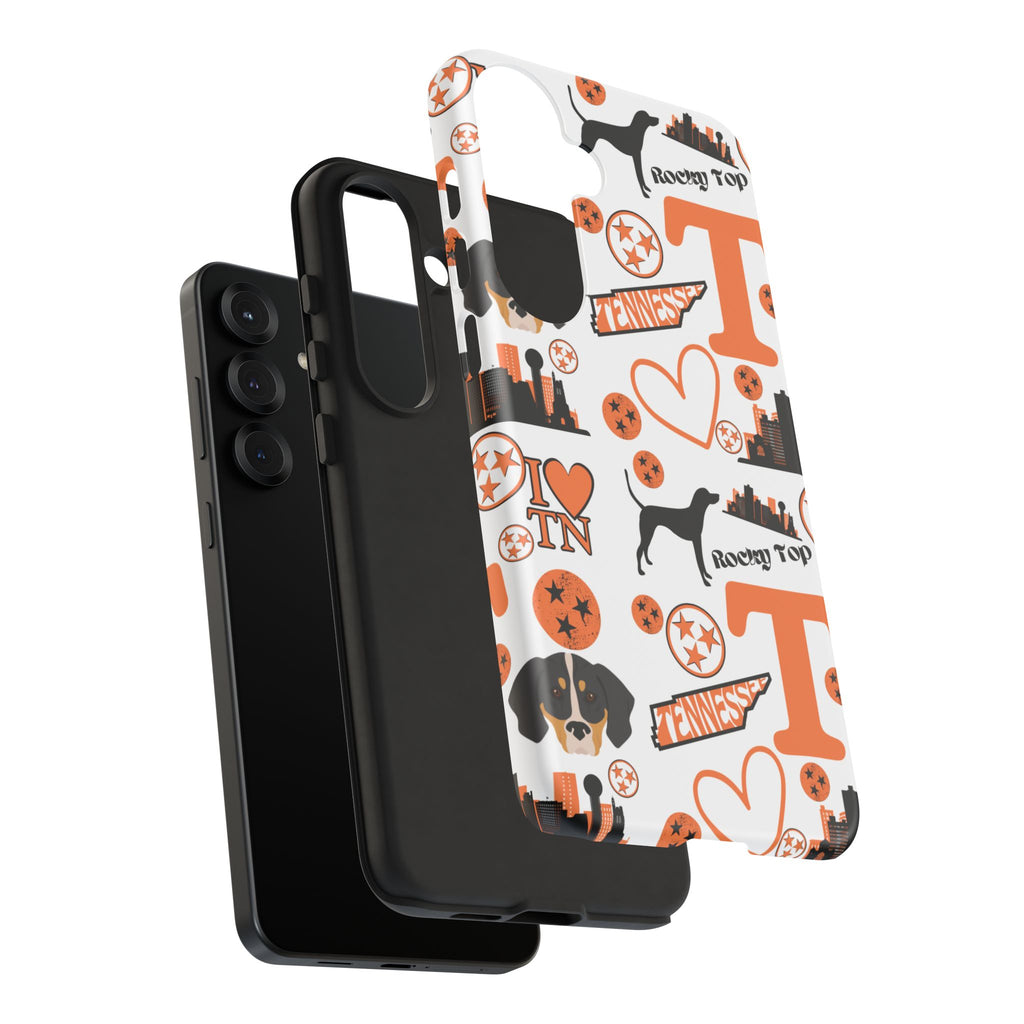 Tennessee Vols pattern Phone Case | Nashville skyline, Volunteers , orange and white