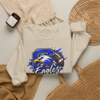 Eagles Football Crewneck Sweatshirt — Vintage Mascot Graphic