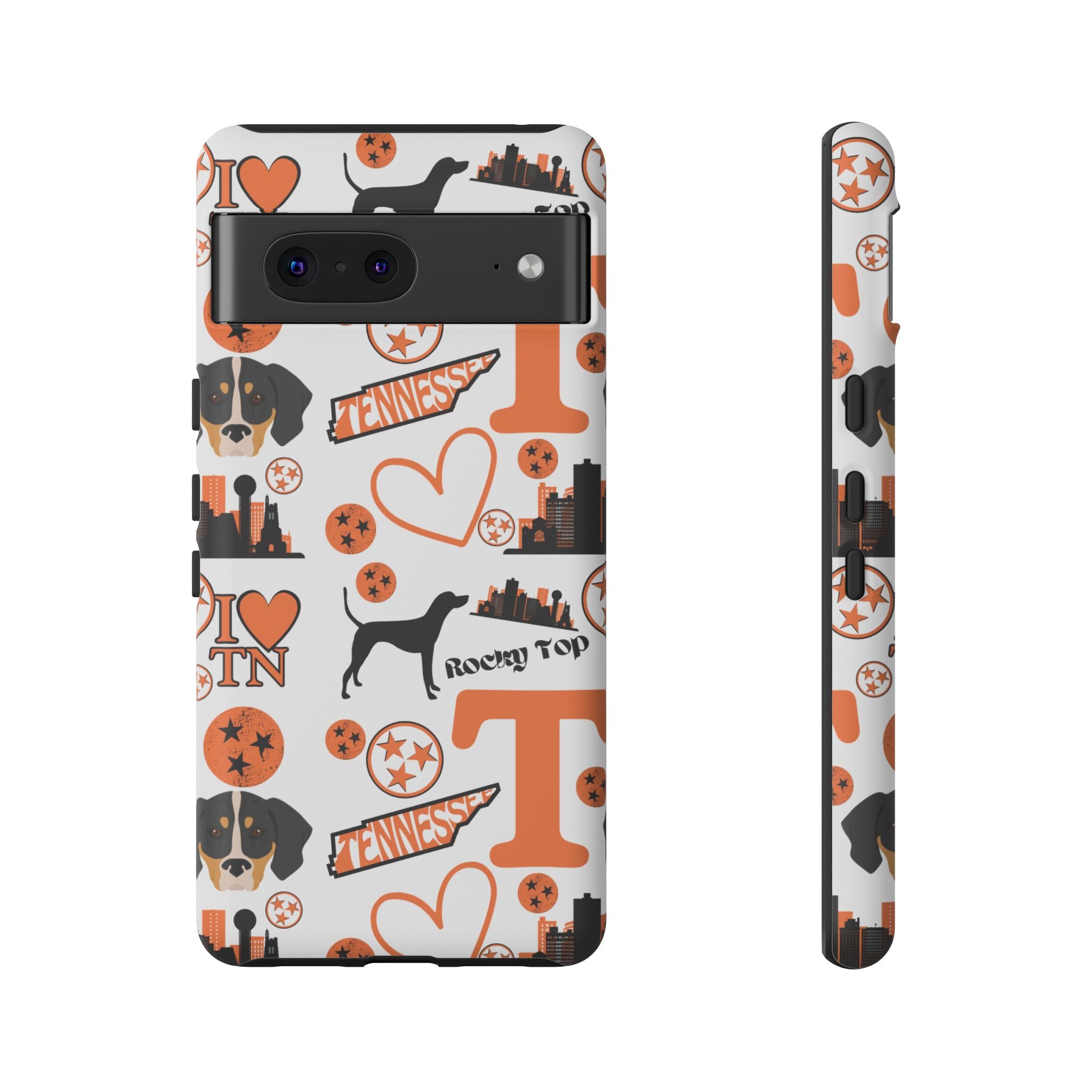 Tennessee Vols pattern Phone Case | Nashville skyline, Volunteers , orange and white