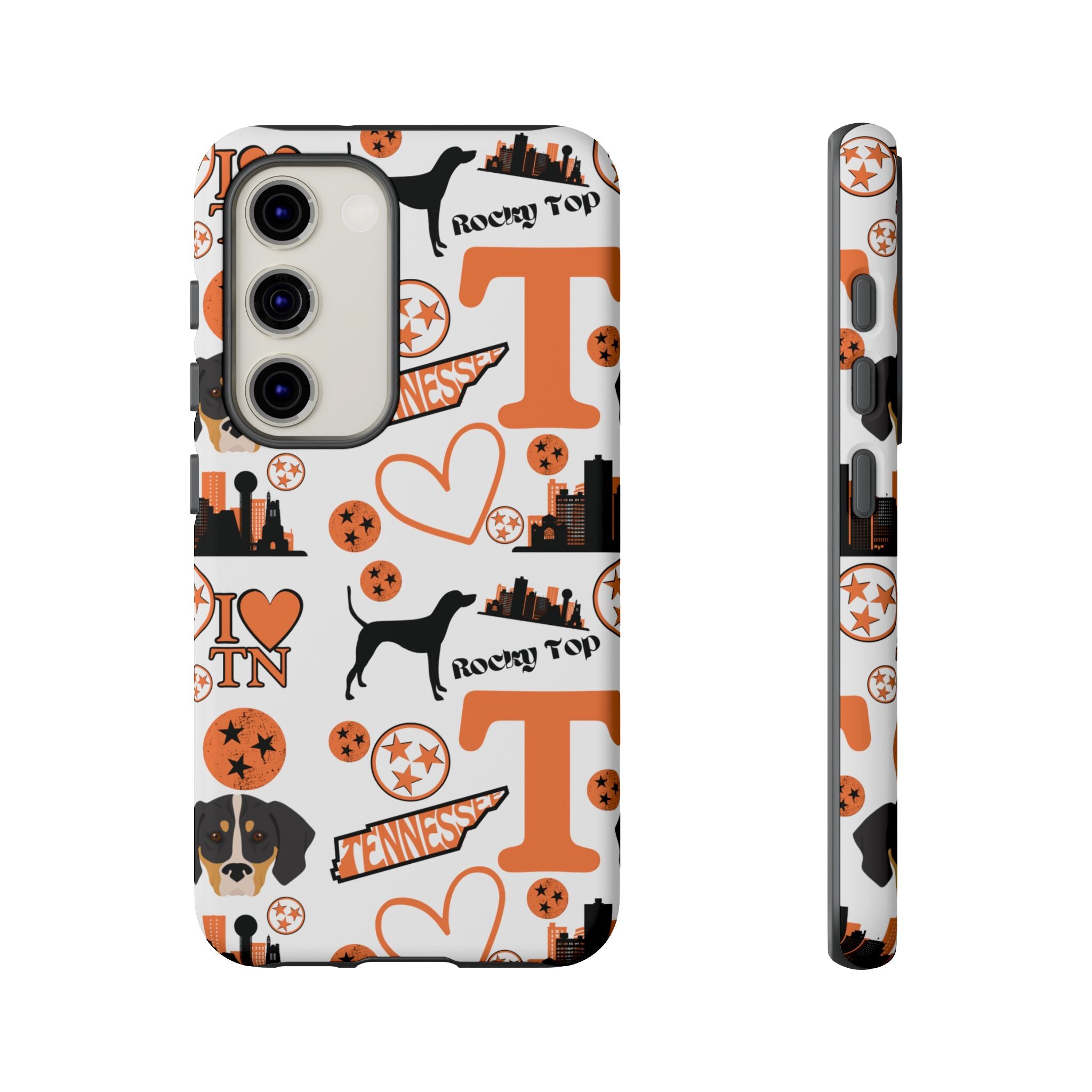 Tennessee Vols pattern Phone Case | Nashville skyline, Volunteers , orange and white