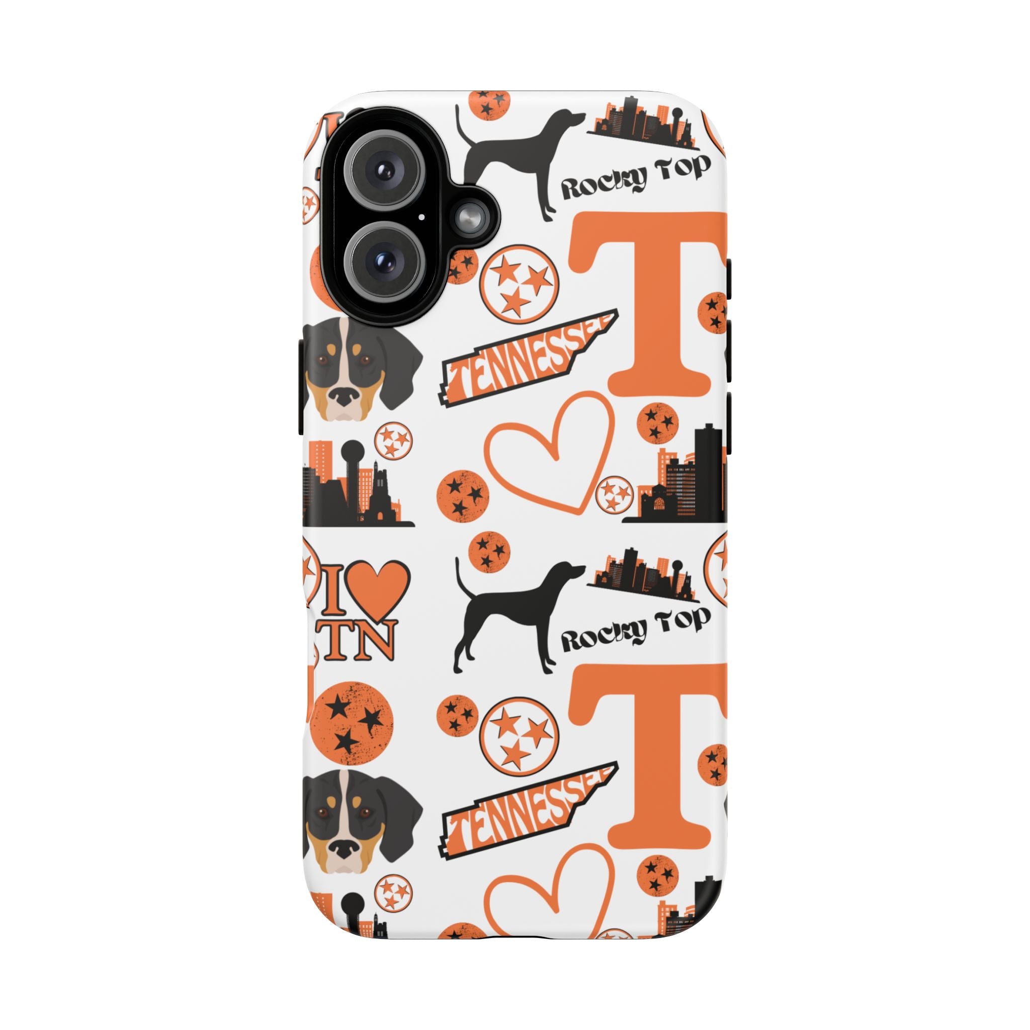 Tennessee Vols pattern Phone Case | Nashville skyline, Volunteers , orange and white