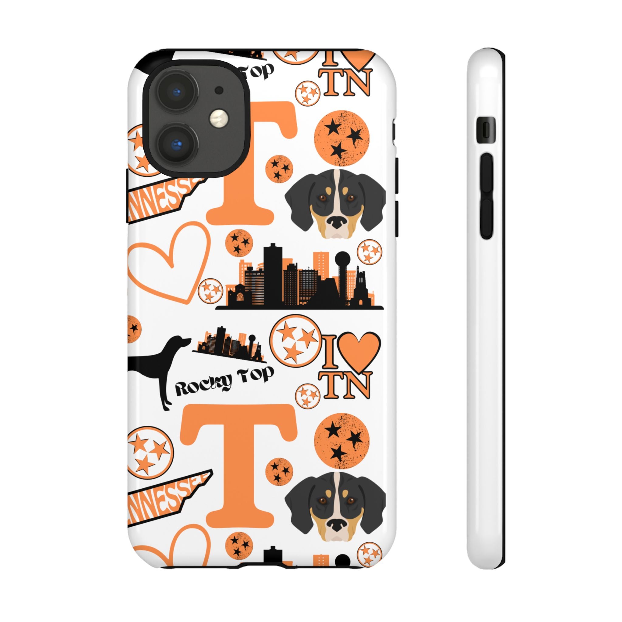 Tennessee Vols pattern Phone Case | Nashville skyline, Volunteers , orange and white