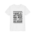 Youth Volleyball humor team tshirt, want a soft serve go get icecream tee