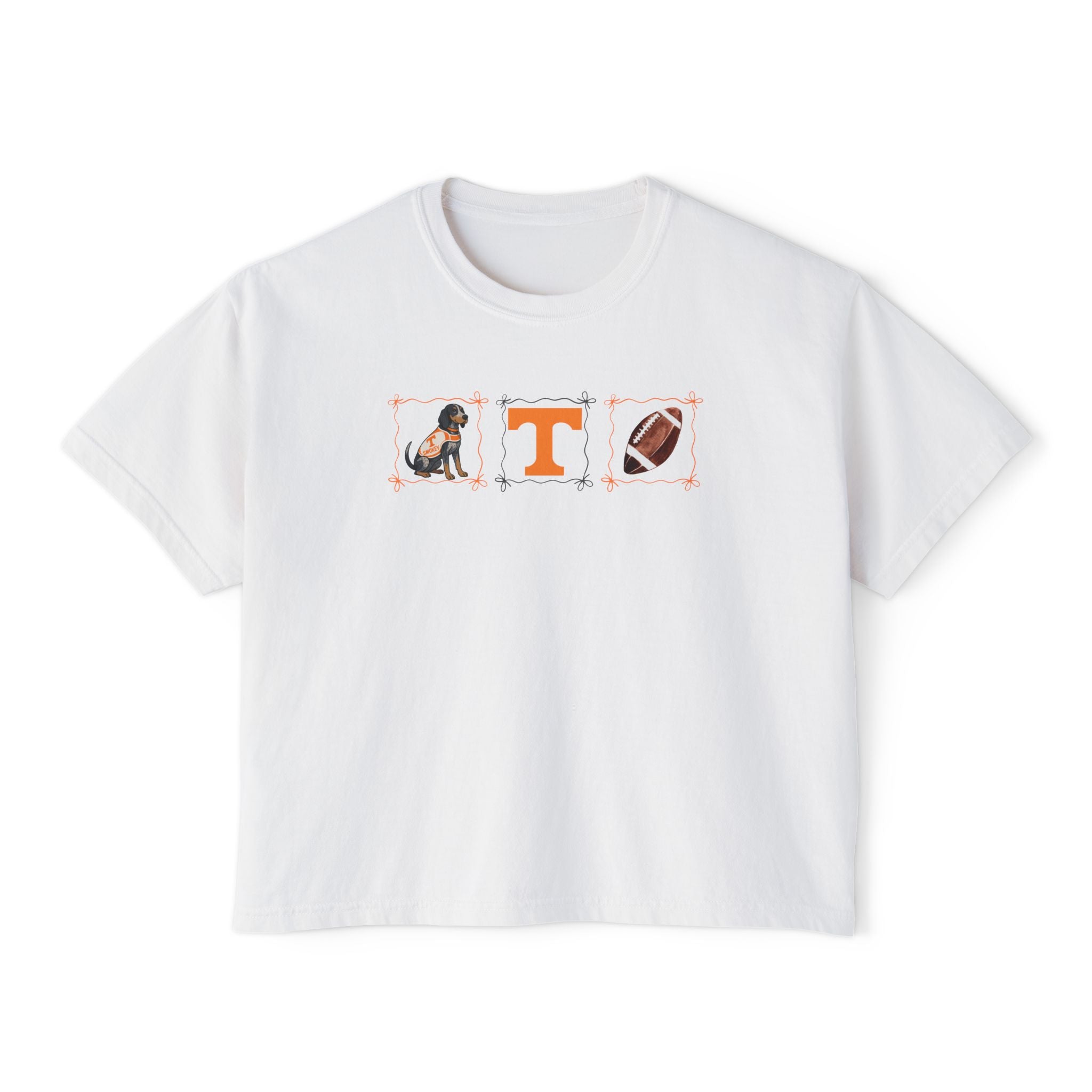 Women's TN Vols with smokey dog Boxy Tee